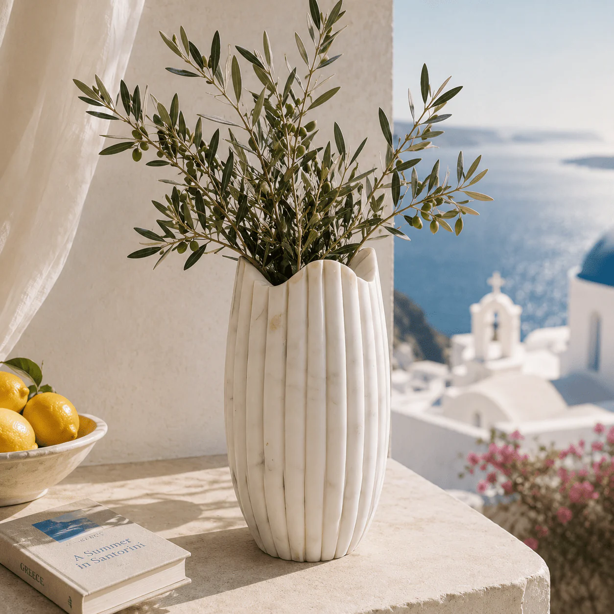 Avelis Marble Vase
