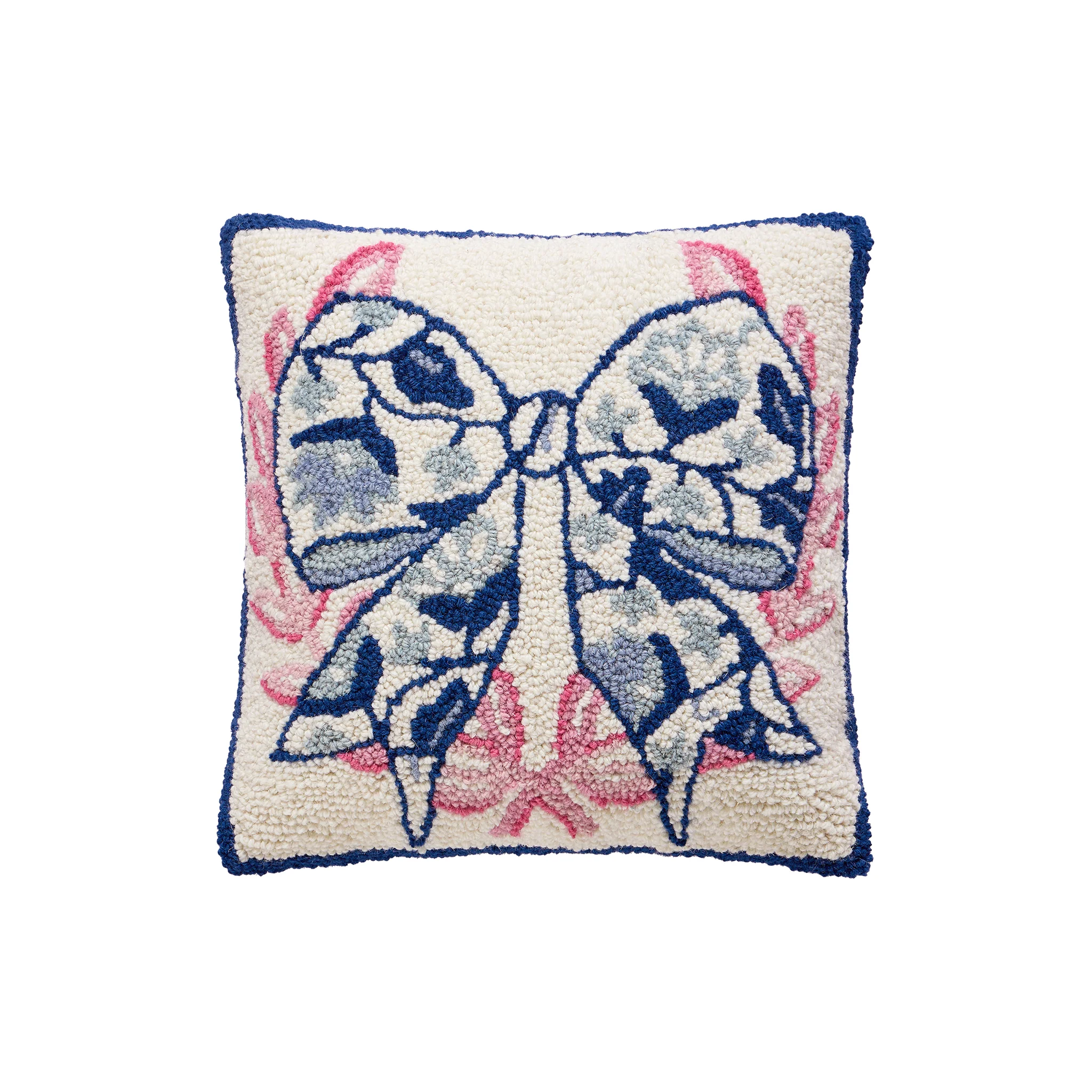 Avelisse Butterfly Hooked Pillow