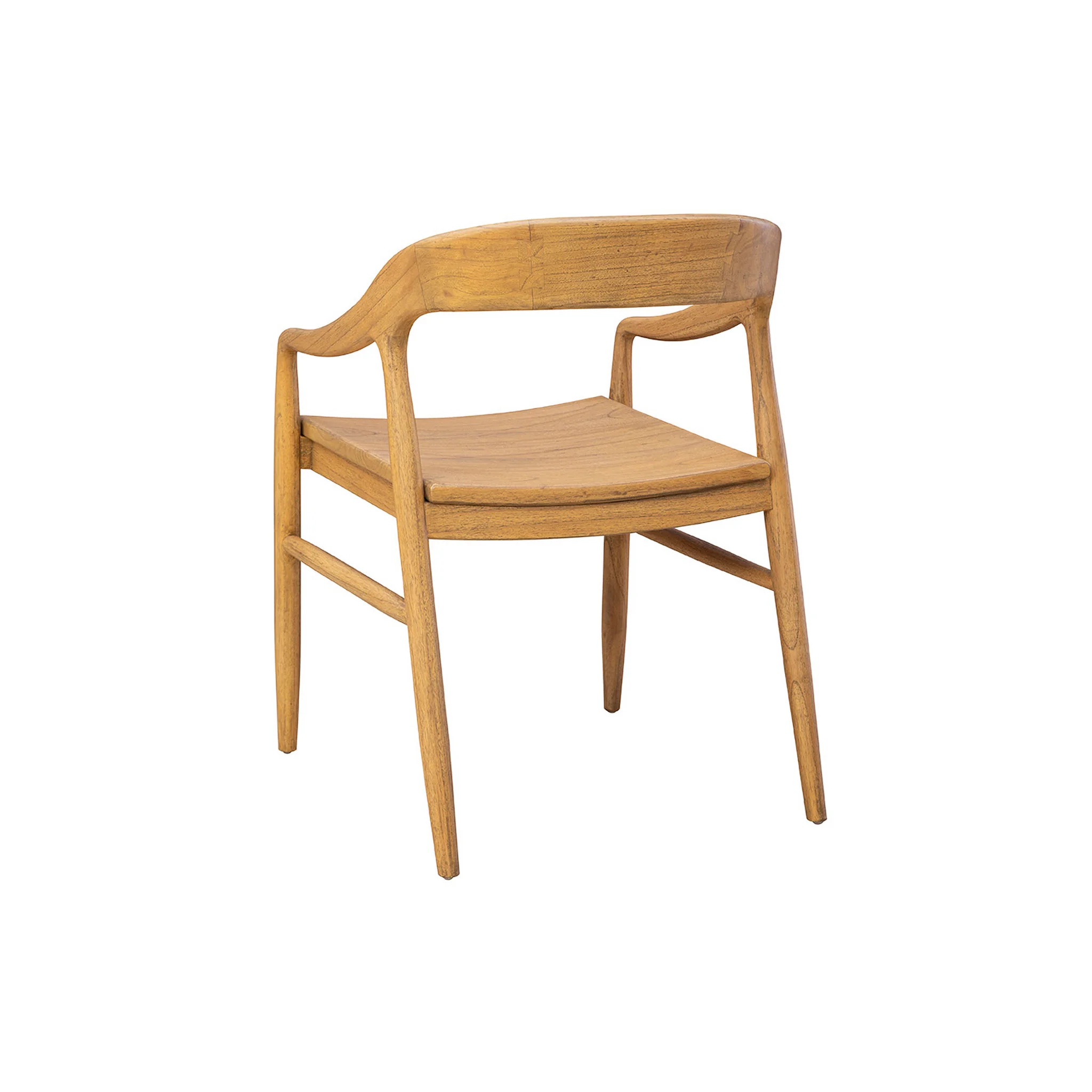 Avellino Solid Wood Arm Chair - Image 6
