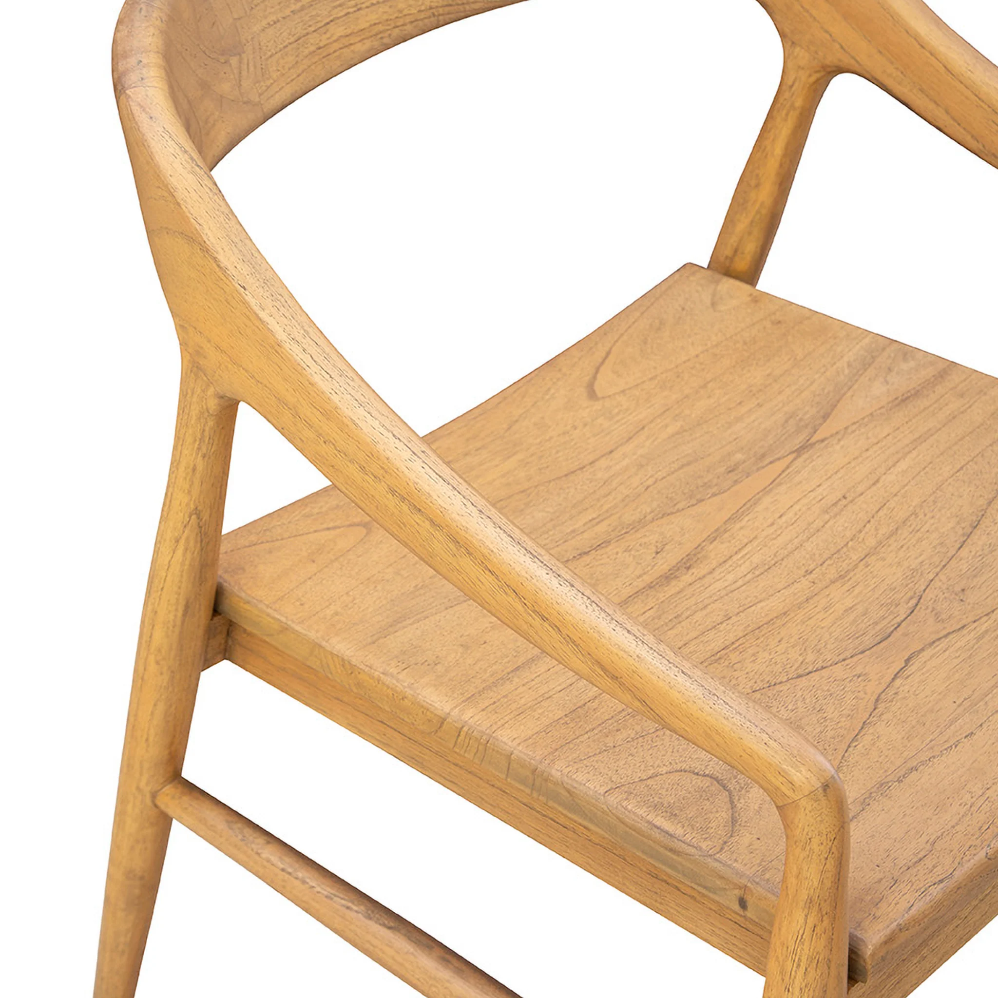 Avellino Solid Wood Arm Chair - Image 9