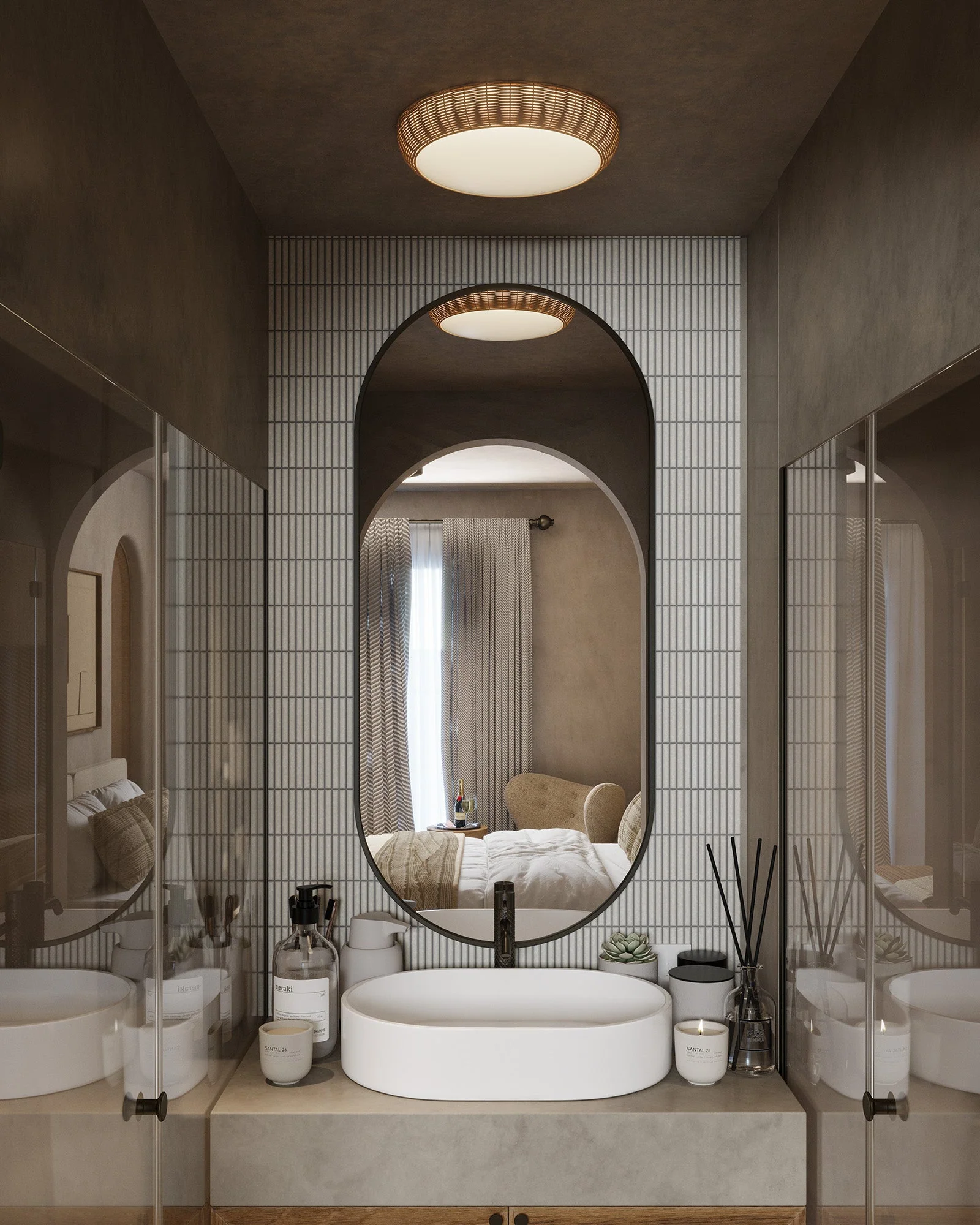 Avenca Rattan Flush Ceiling - Image 13