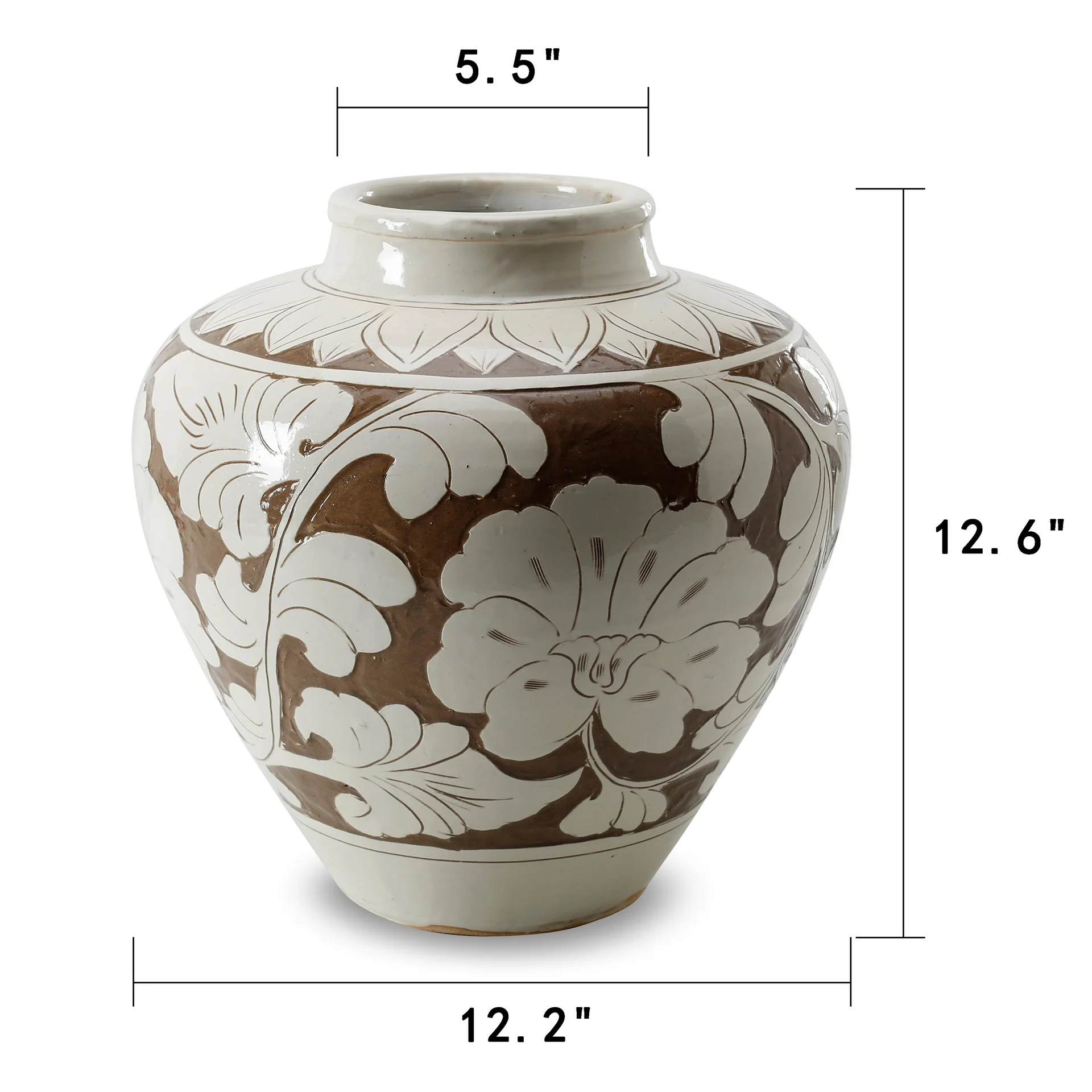 Averelle Hand Glazed Vase - Image 5