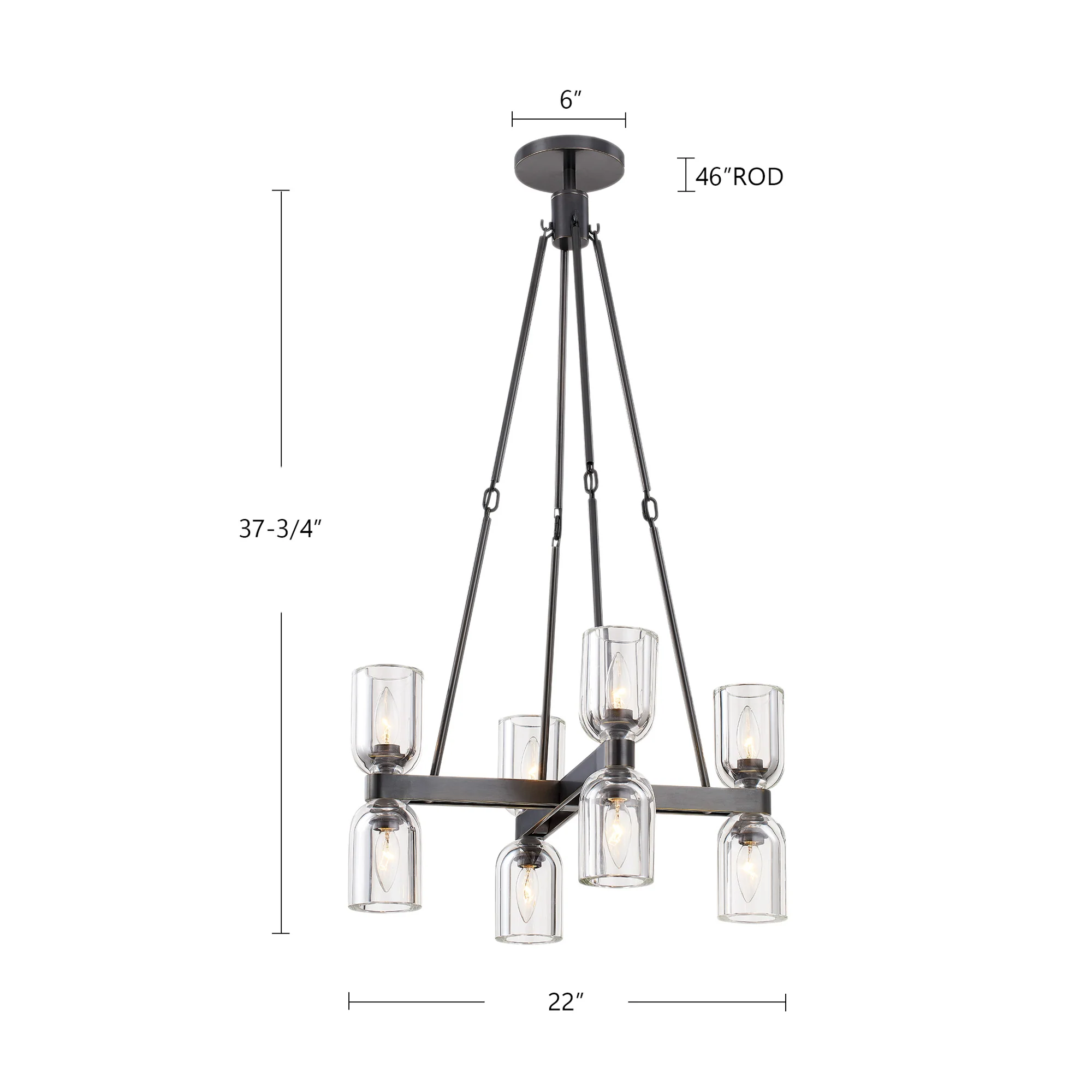 Averin Double Tier Chandelier - Image 5