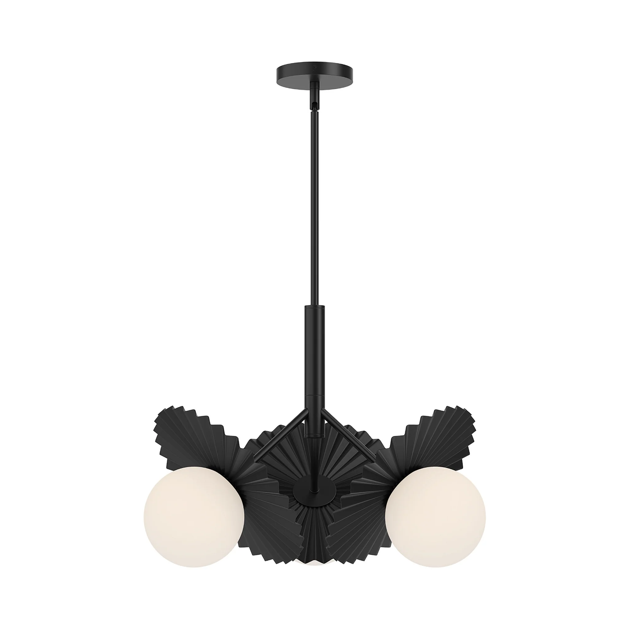 Averon Pleated Metal Chandelier