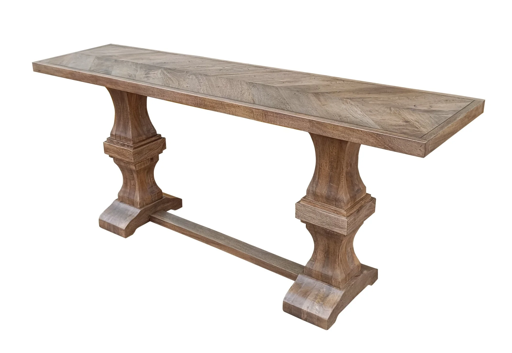 Averro Distressed Wood Console - Image 3