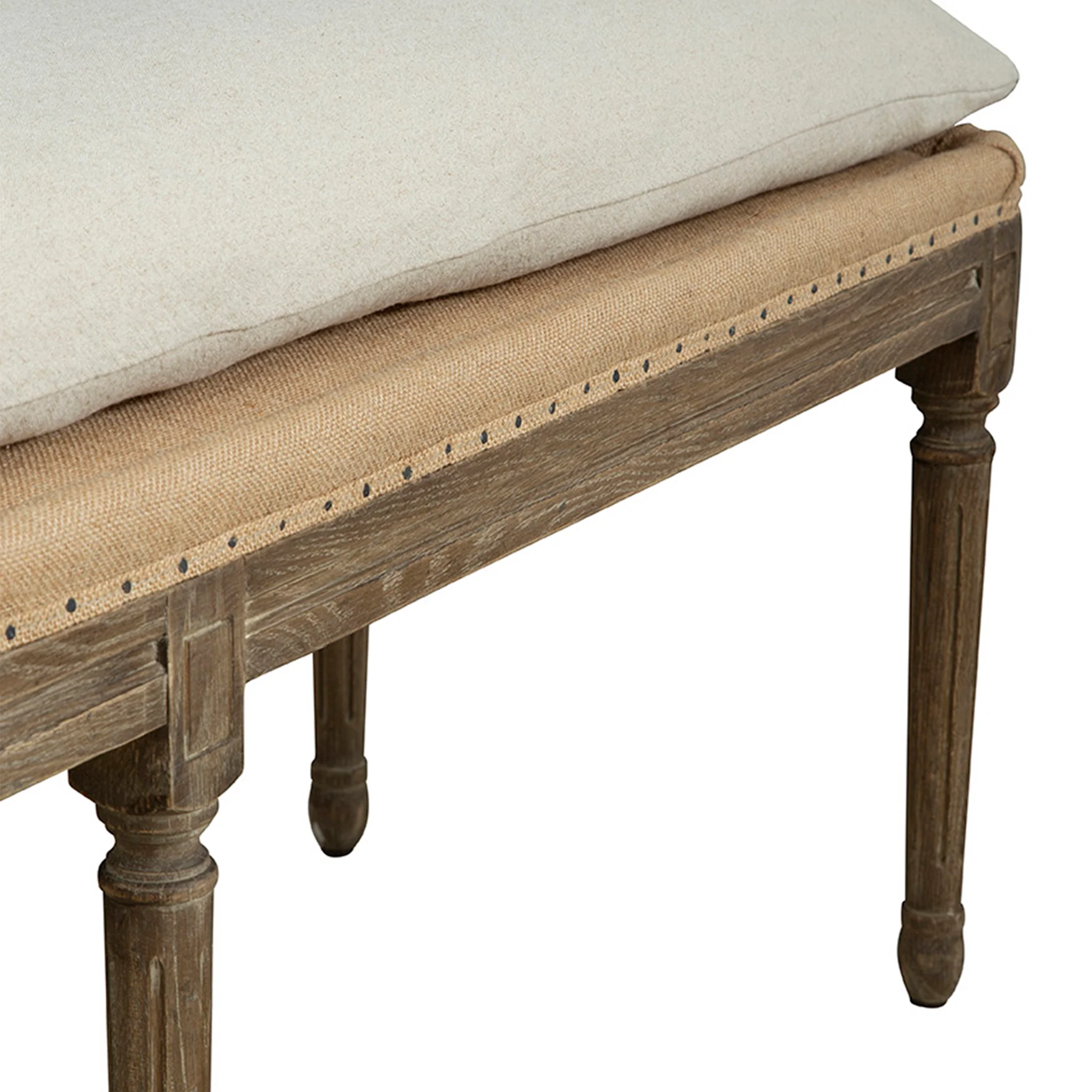 Avignon Linen Bench - Image 3