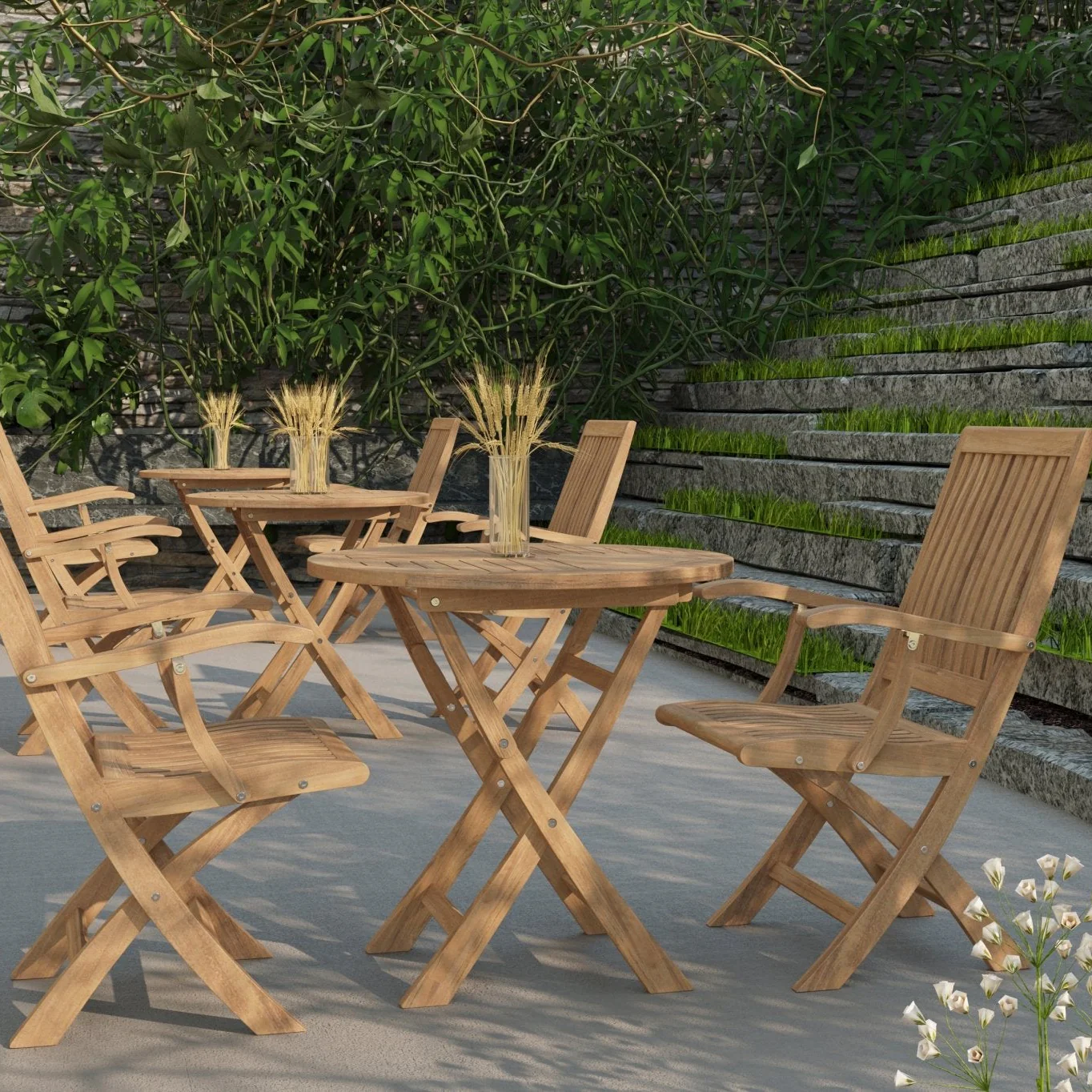 Aylann Teak Bistro Table