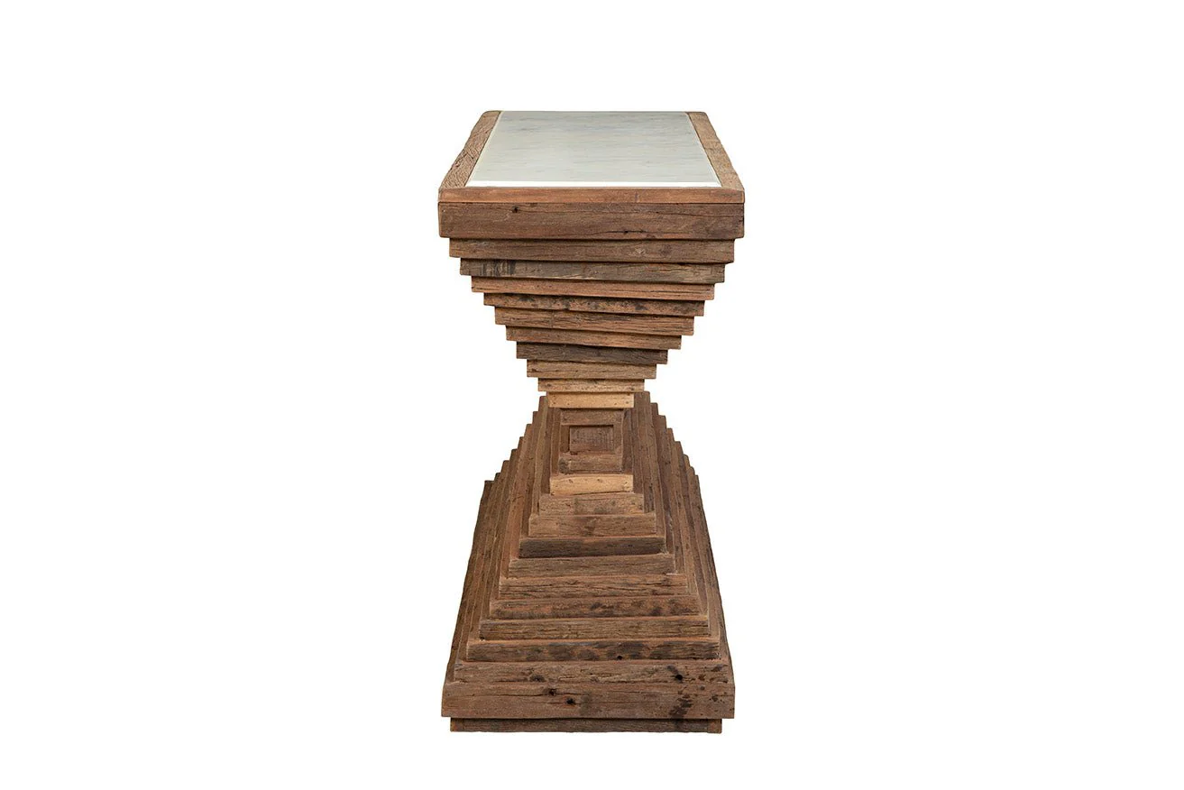 Bari Reclaimed Wood Console - Image 4