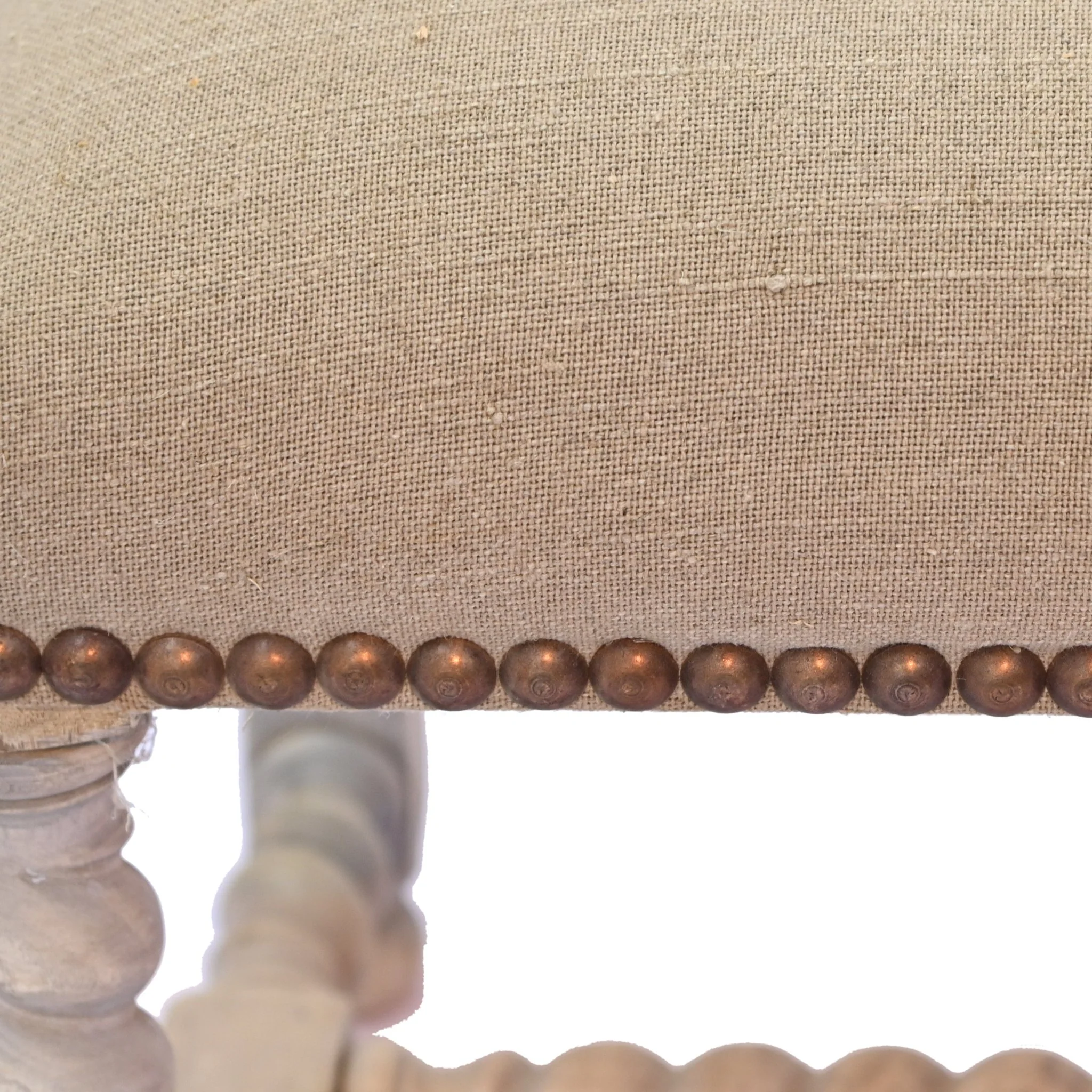 Barley Twist Wooden Bench - Image 5