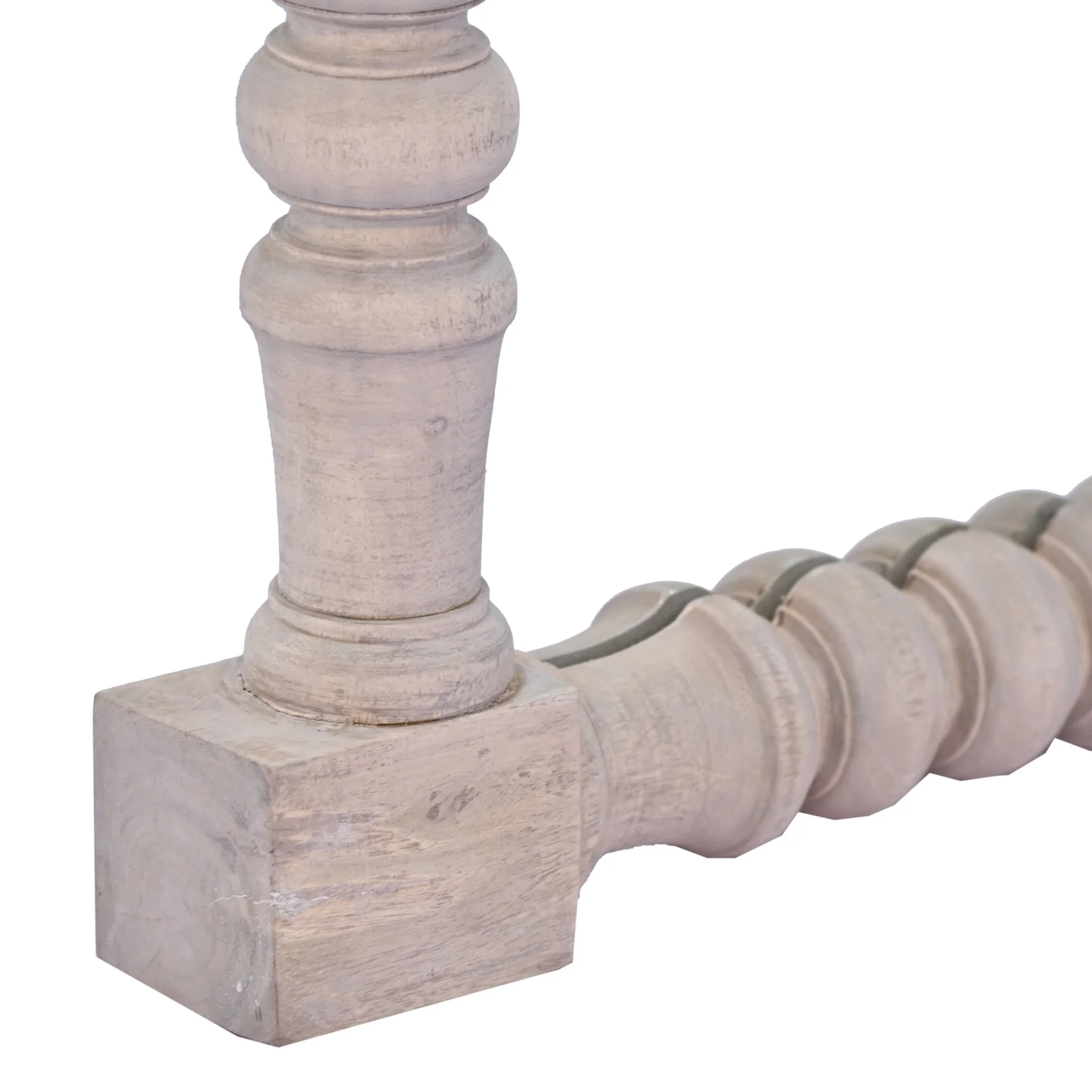 Barley Twist Wooden Mirror - Image 2