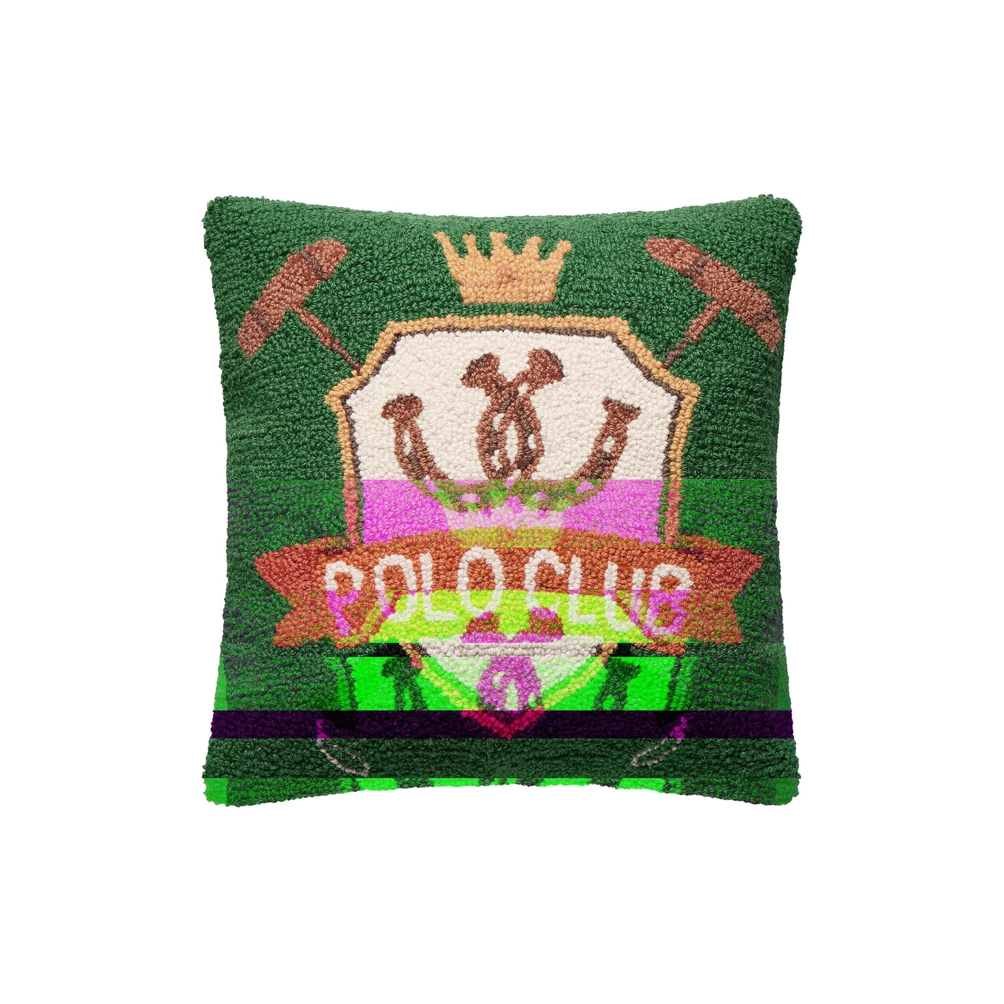 Bellington Crest Hooked Pillow