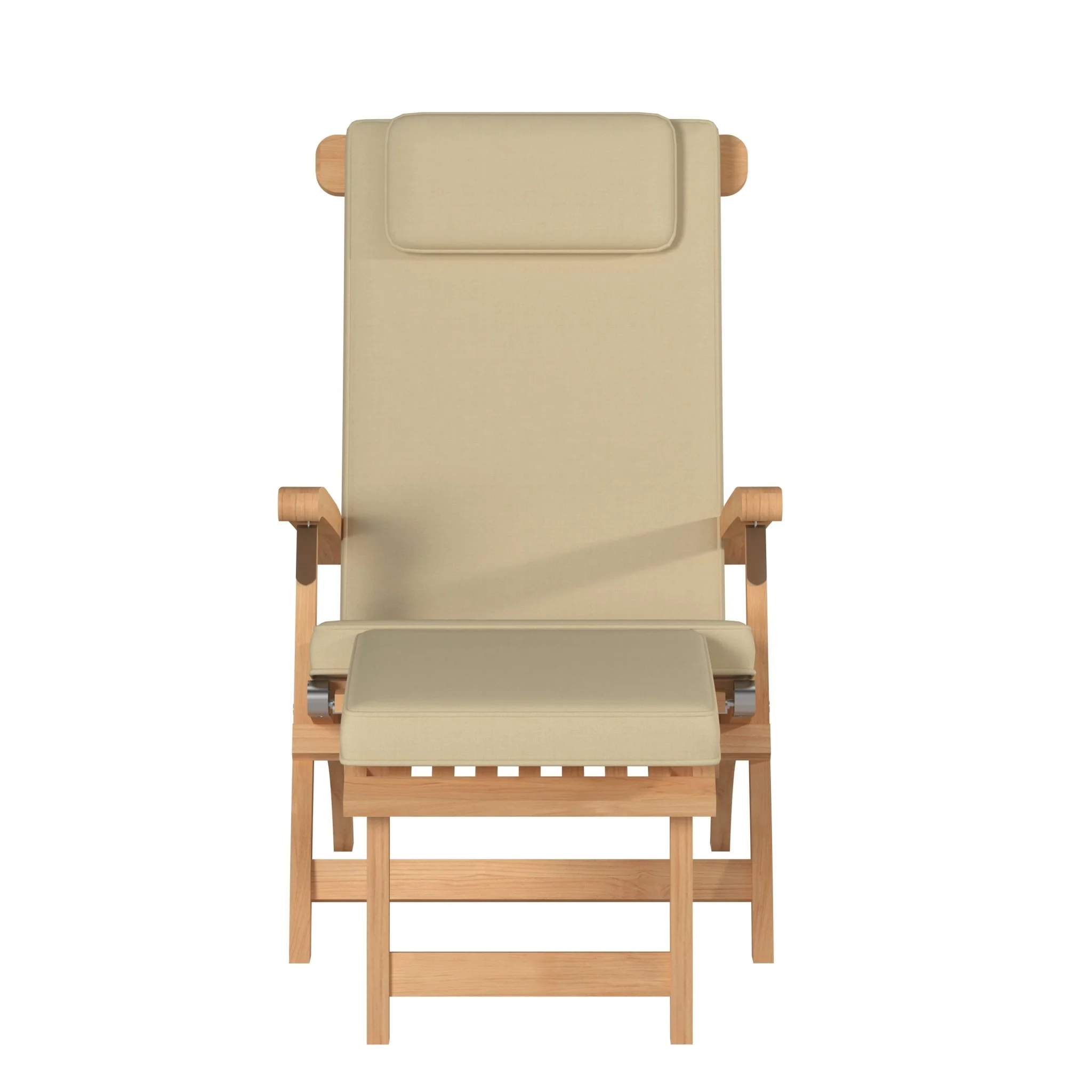 Bellmare Teak Deck Chair - Image 5