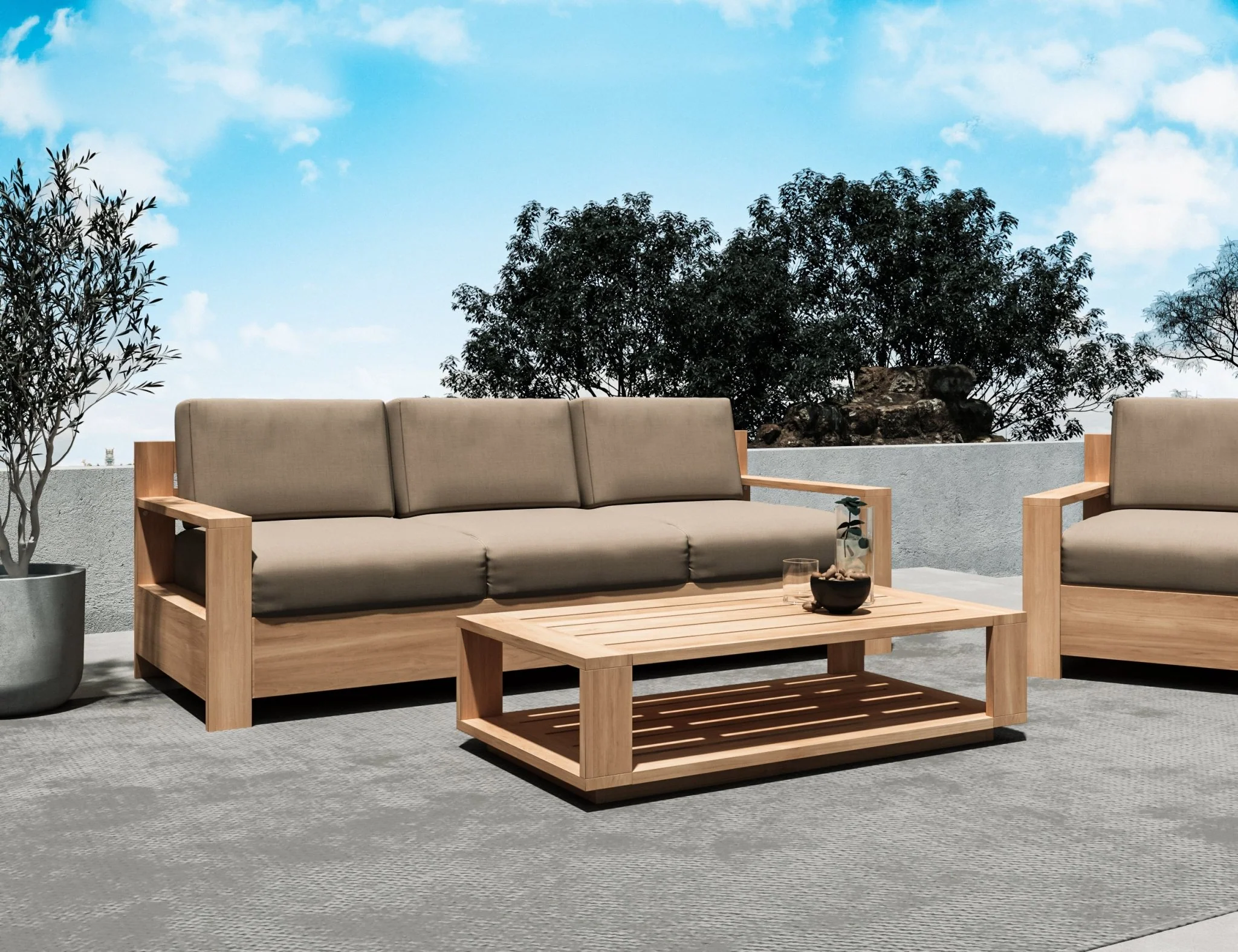 Belmaro Teak Sofa