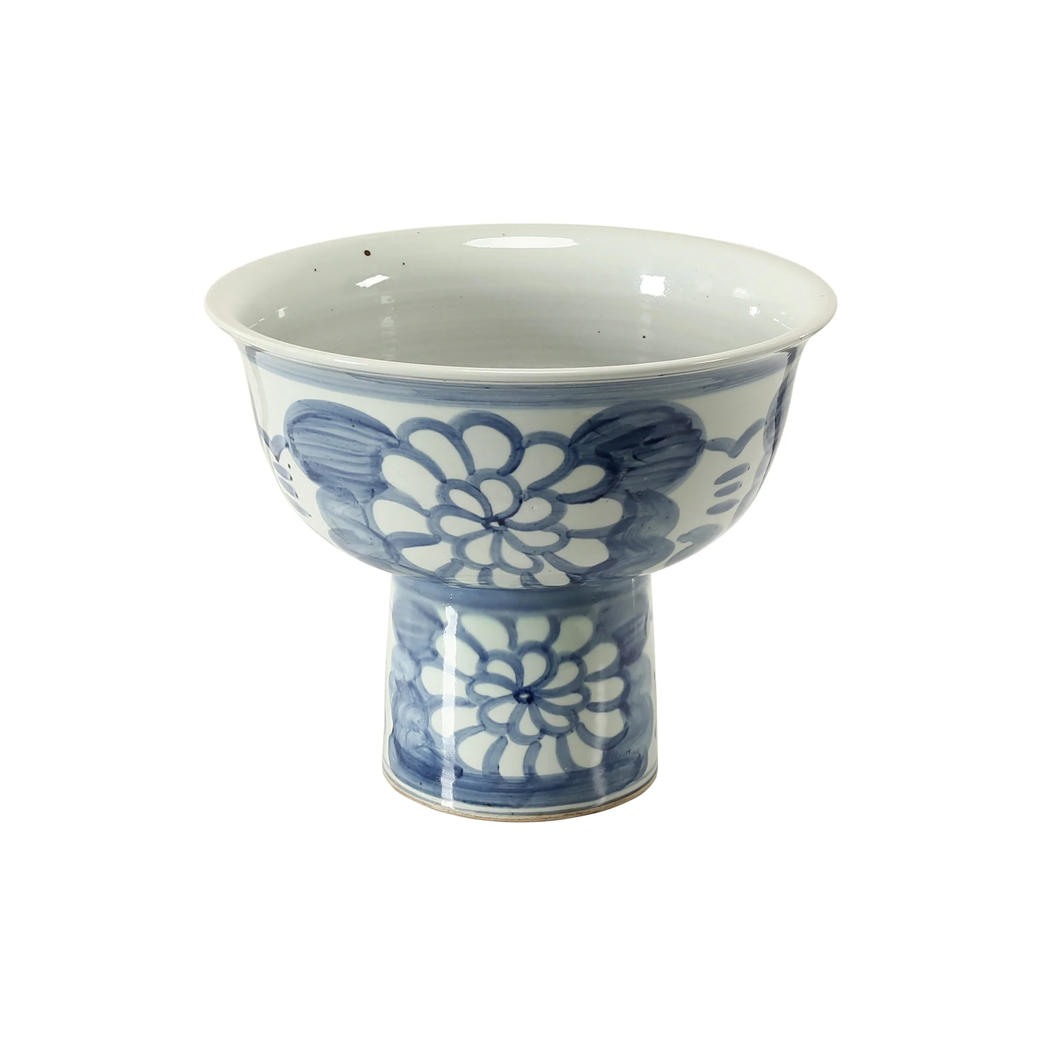 Belthara Hand Painted Pedestal Bowl - Image 2