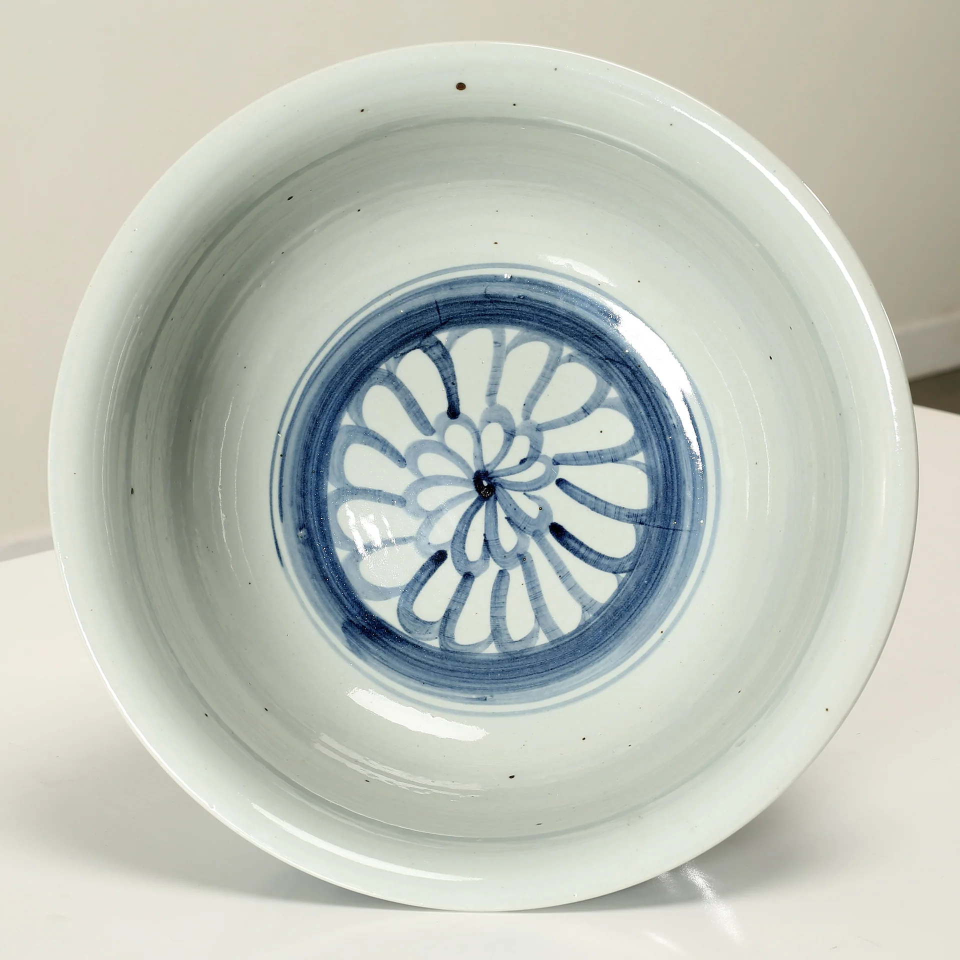 Belthara Hand Painted Pedestal Bowl - Image 3