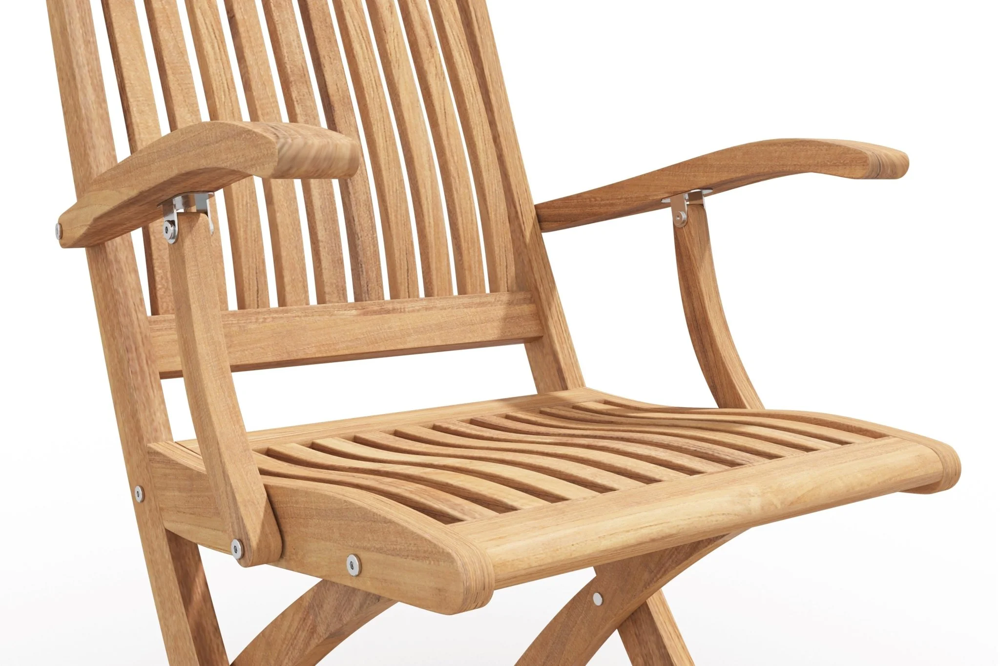 Bravik Teak Folding Chair - Image 5