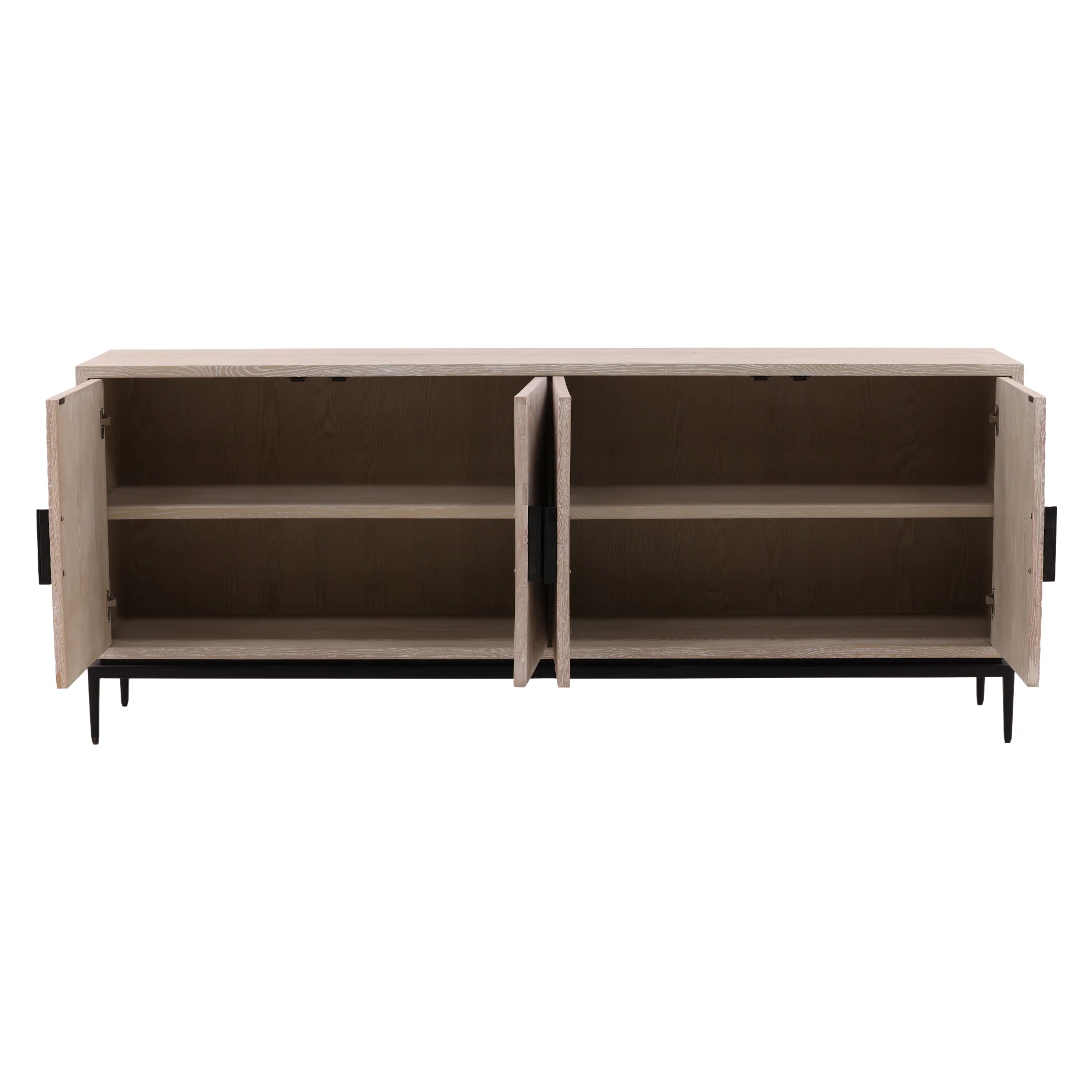 Bravion Sunburst Wood Sideboard - Image 3