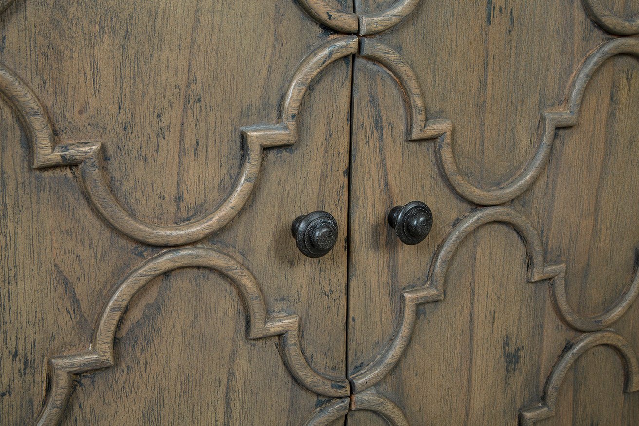 Braxton Carved Wood Sideboard - Image 8