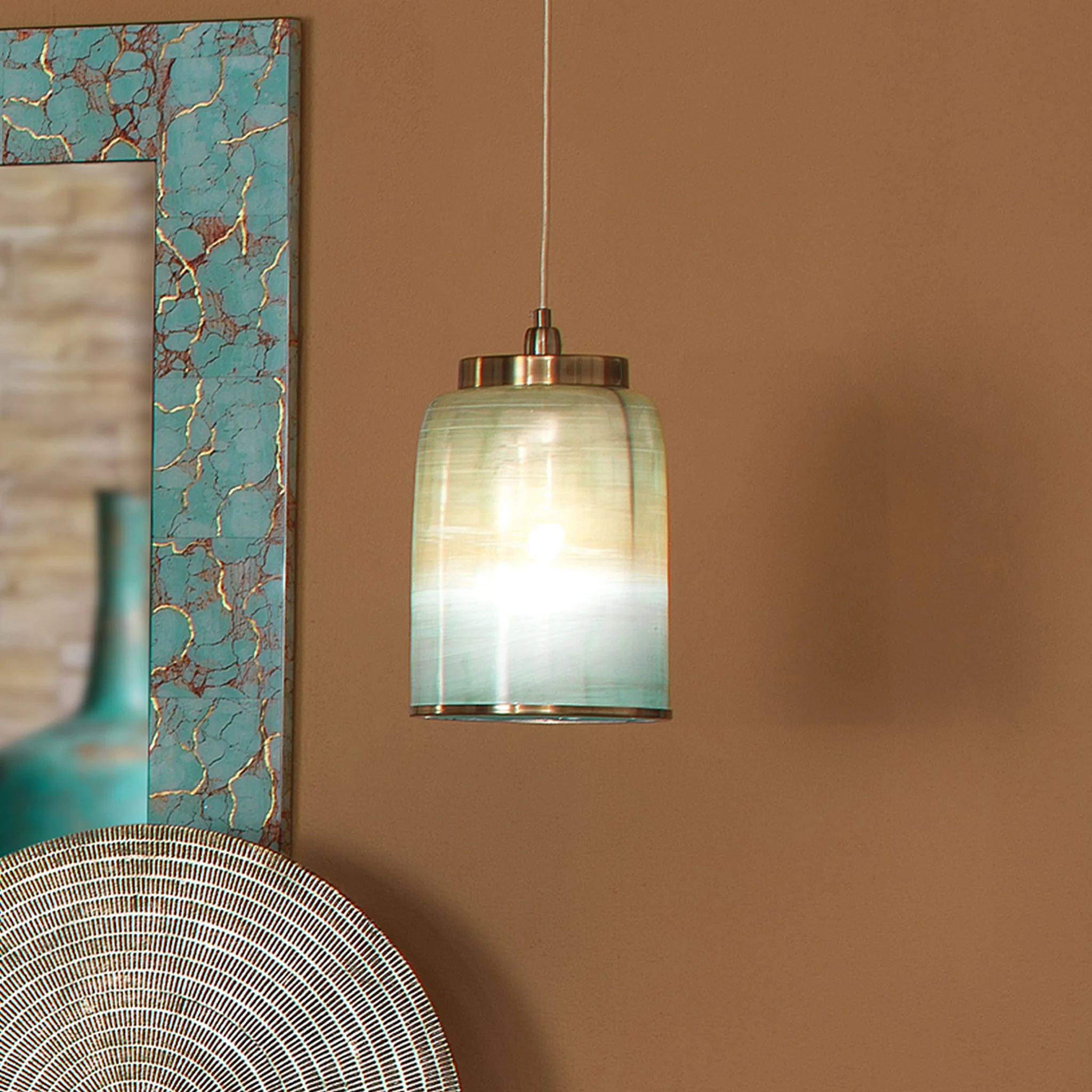 Breath Pendant in Aqua - Image 4
