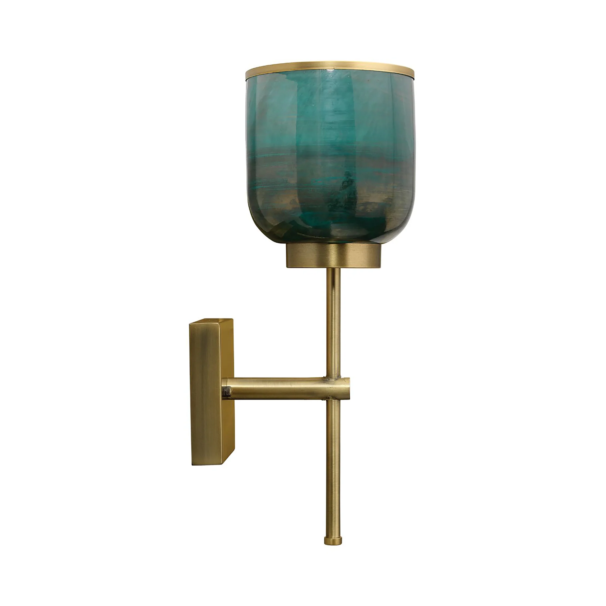 Breath Single Sconce in Antique Brass - Image 3