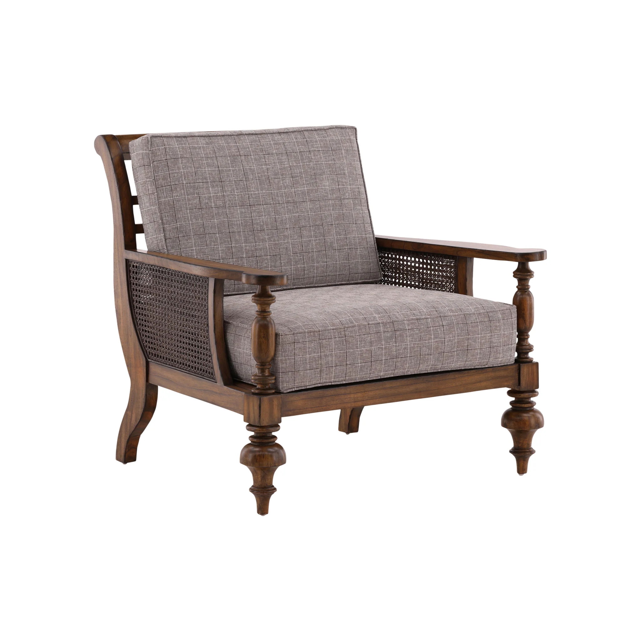 Brionne Cane Wood Lounge Chair