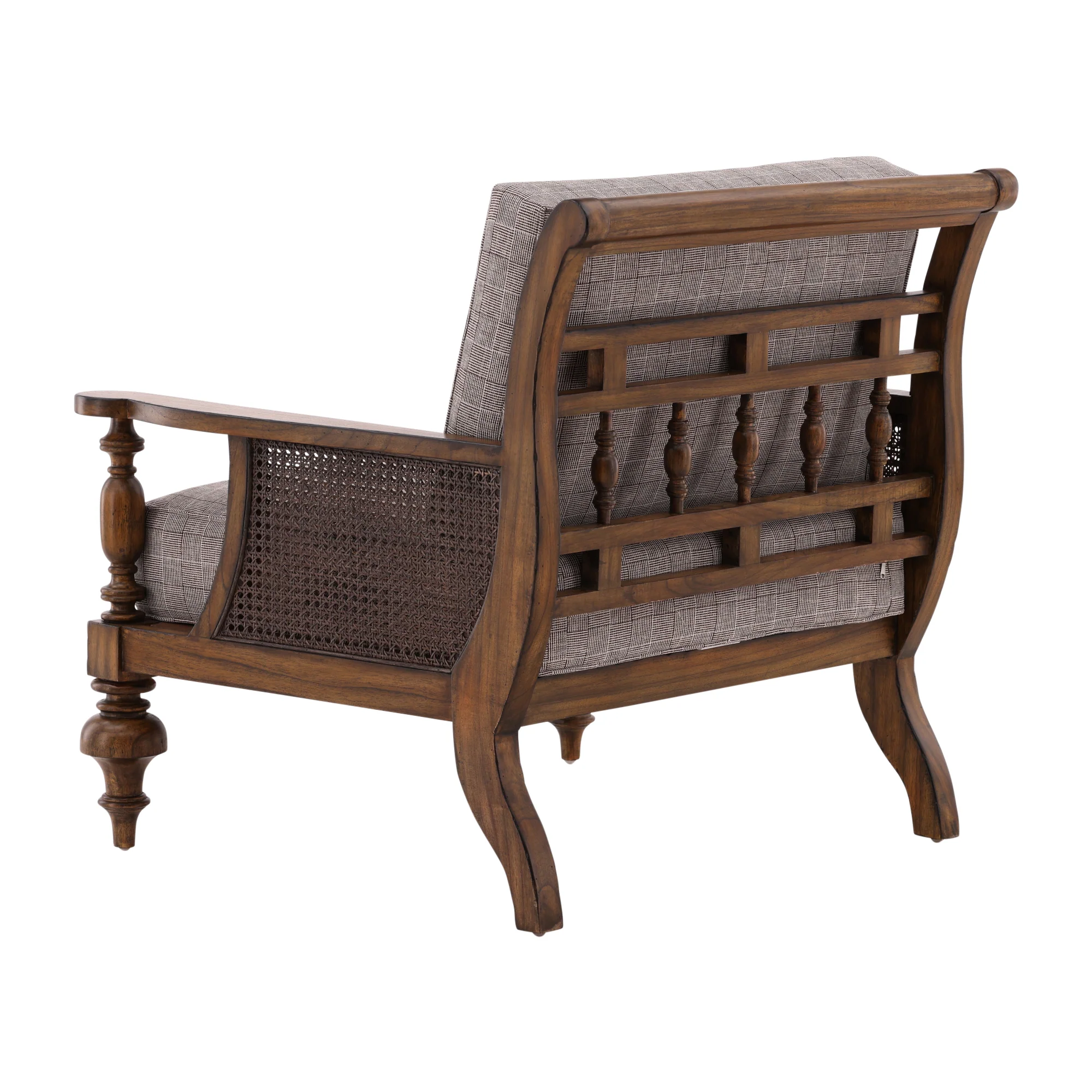 Brionne Cane Wood Lounge Chair - Image 4