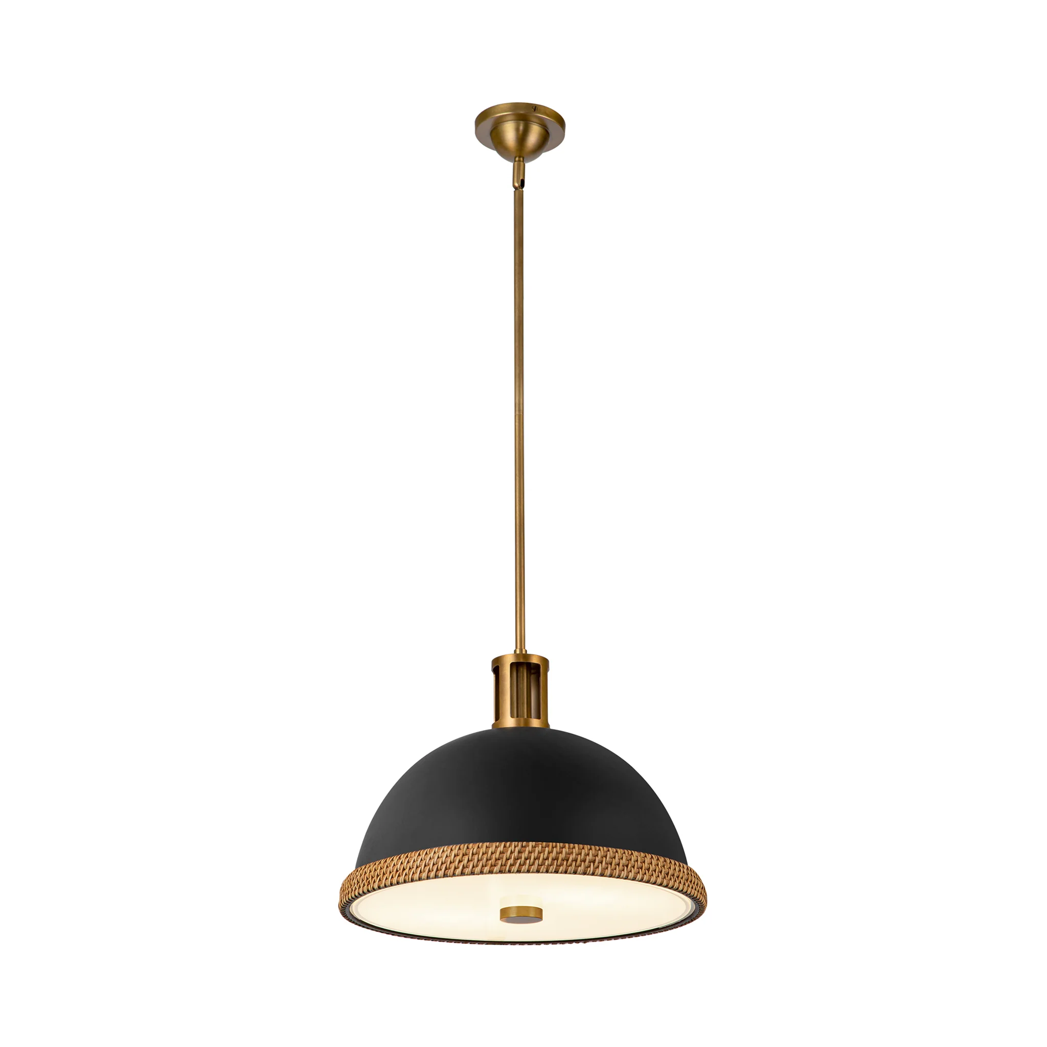 Brisano Rattan Dome Pendant - Image 3