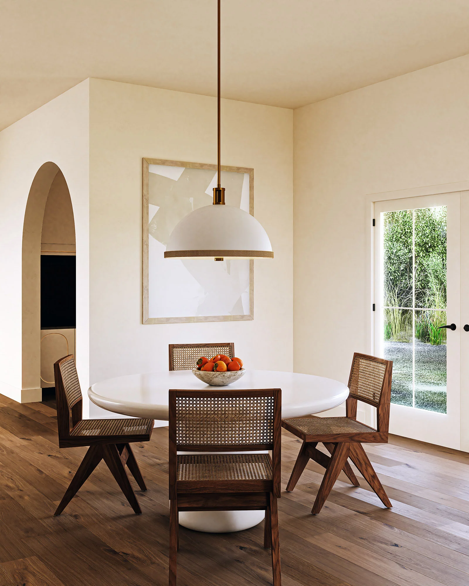 Brisano Rattan Dome Pendant - Image 6