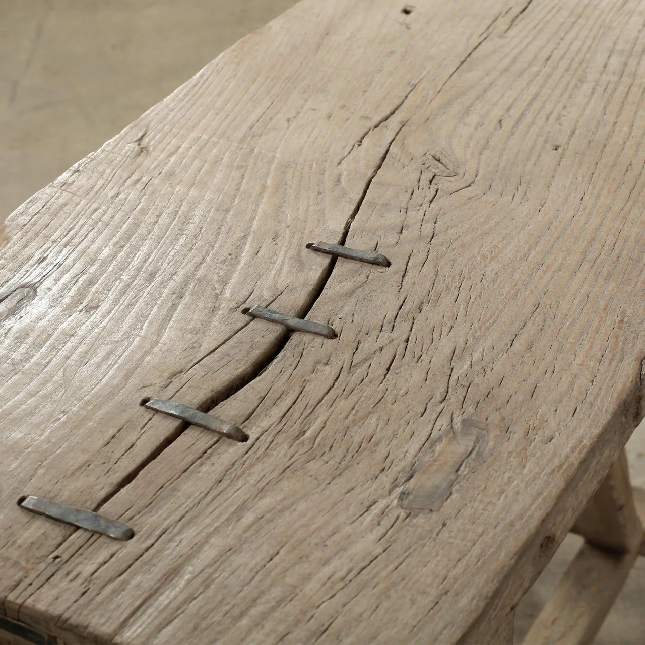 Briselle Reclaimed Elm Console - Image 6