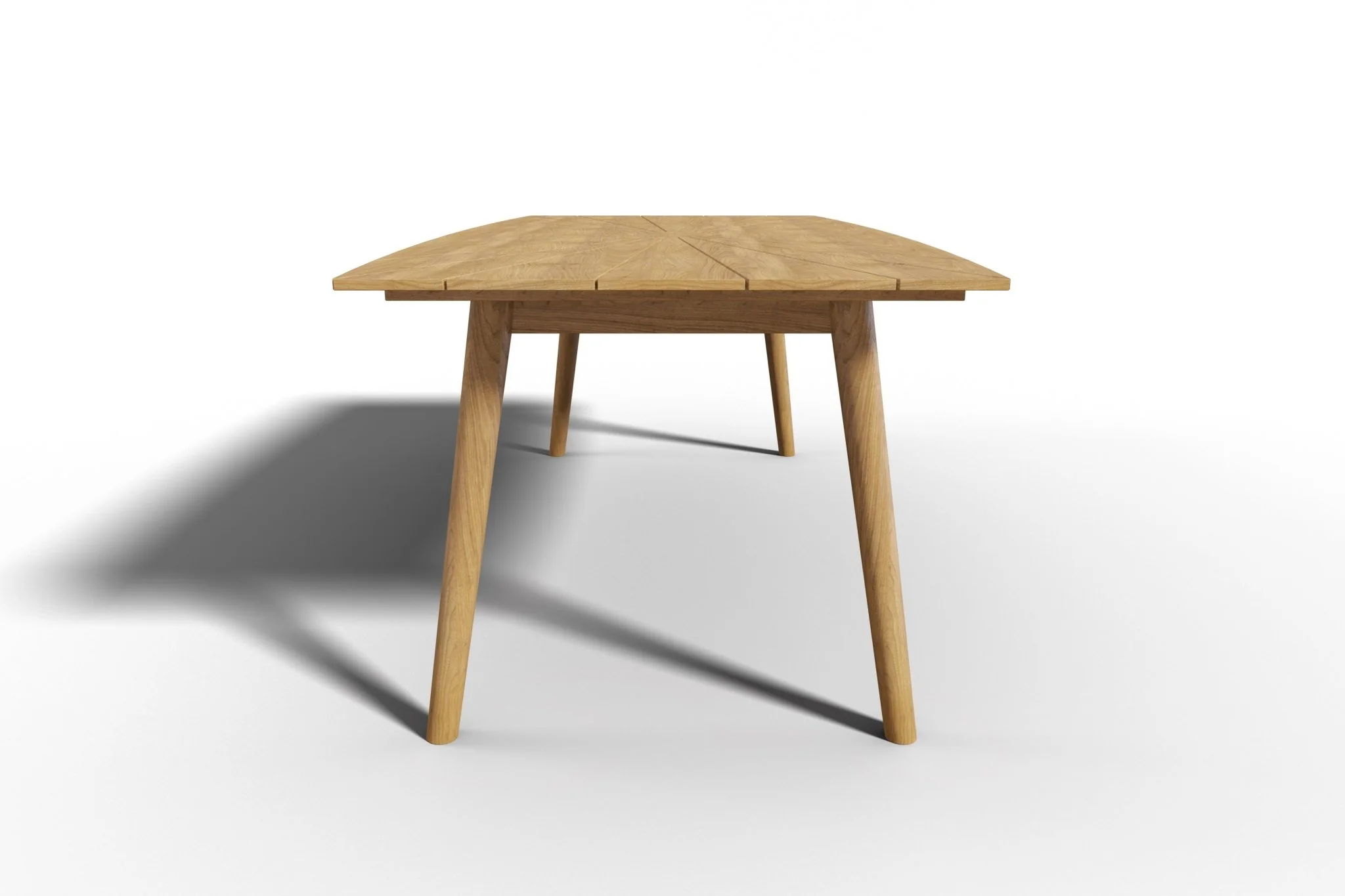 Cadrien Teak Extension Table - Image 3