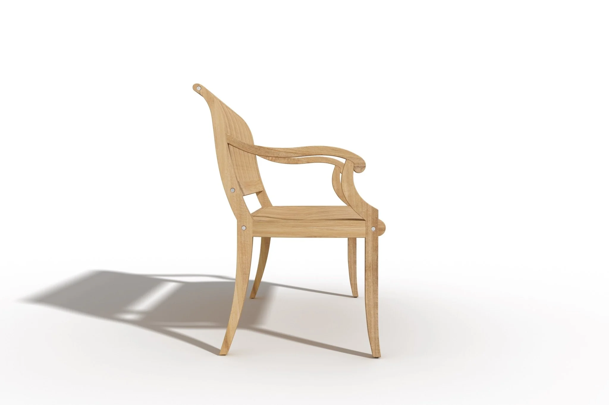 Caldris Teak Garden Bench - Image 4
