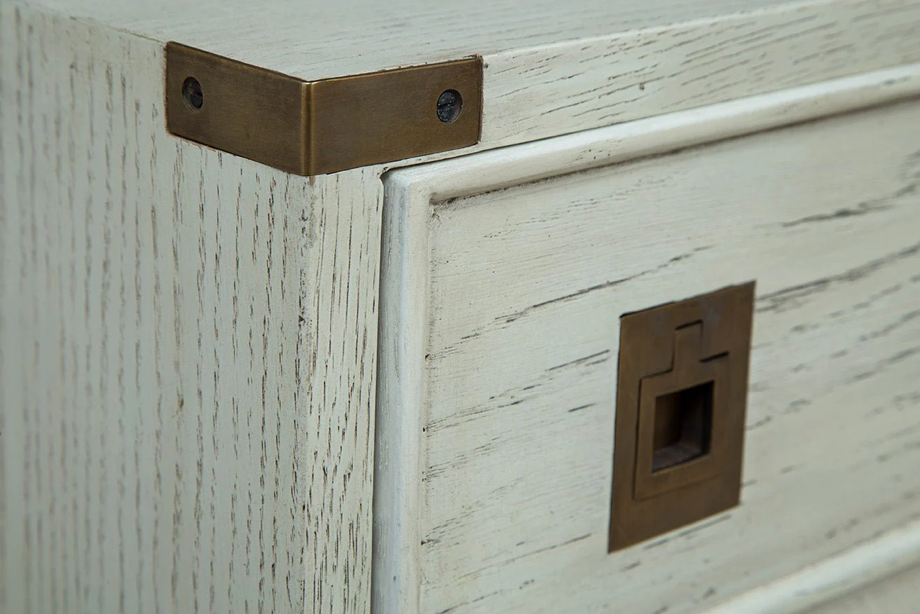 Calliope Whitewashed Wood Chest - Image 10