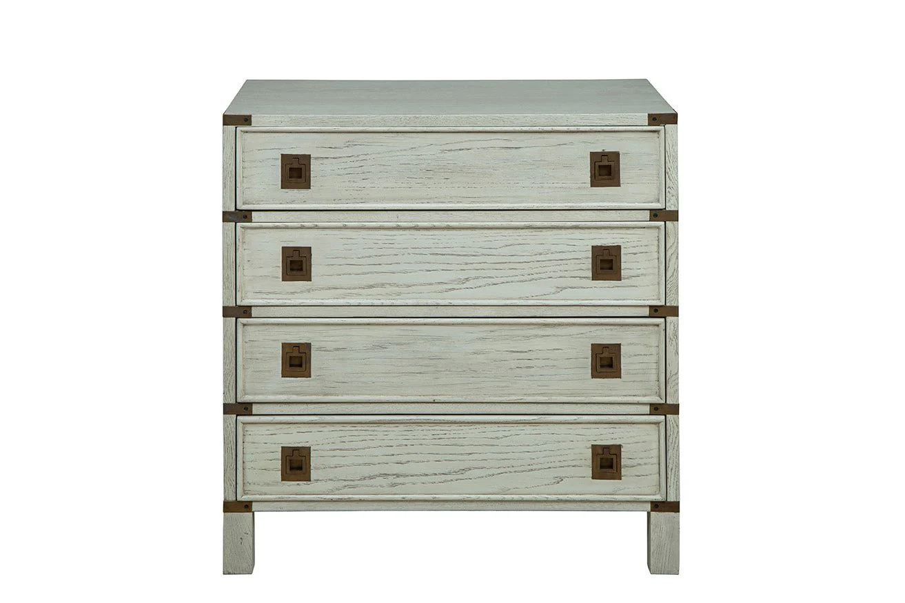 Calliope Whitewashed Wood Chest - Image 4