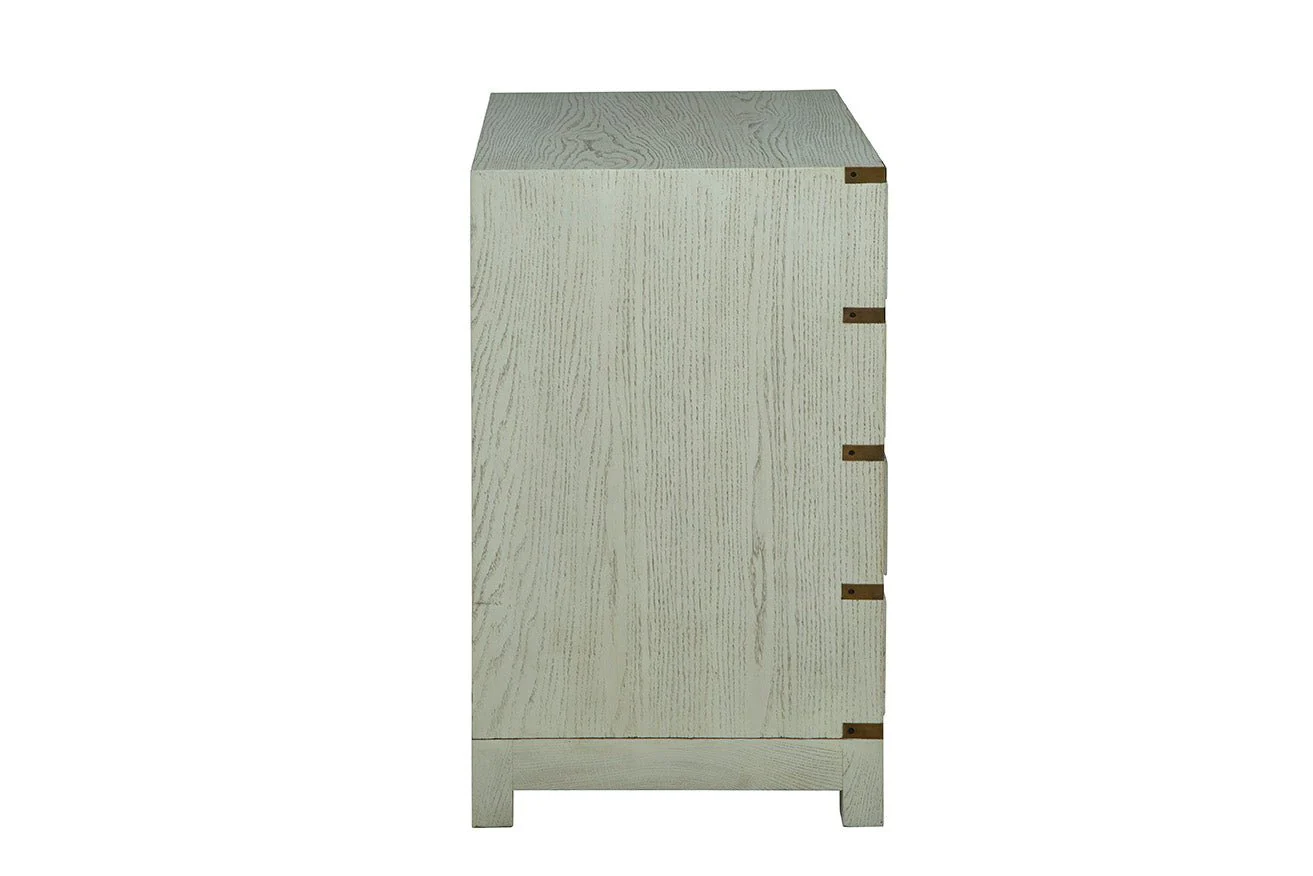 Calliope Whitewashed Wood Chest - Image 5
