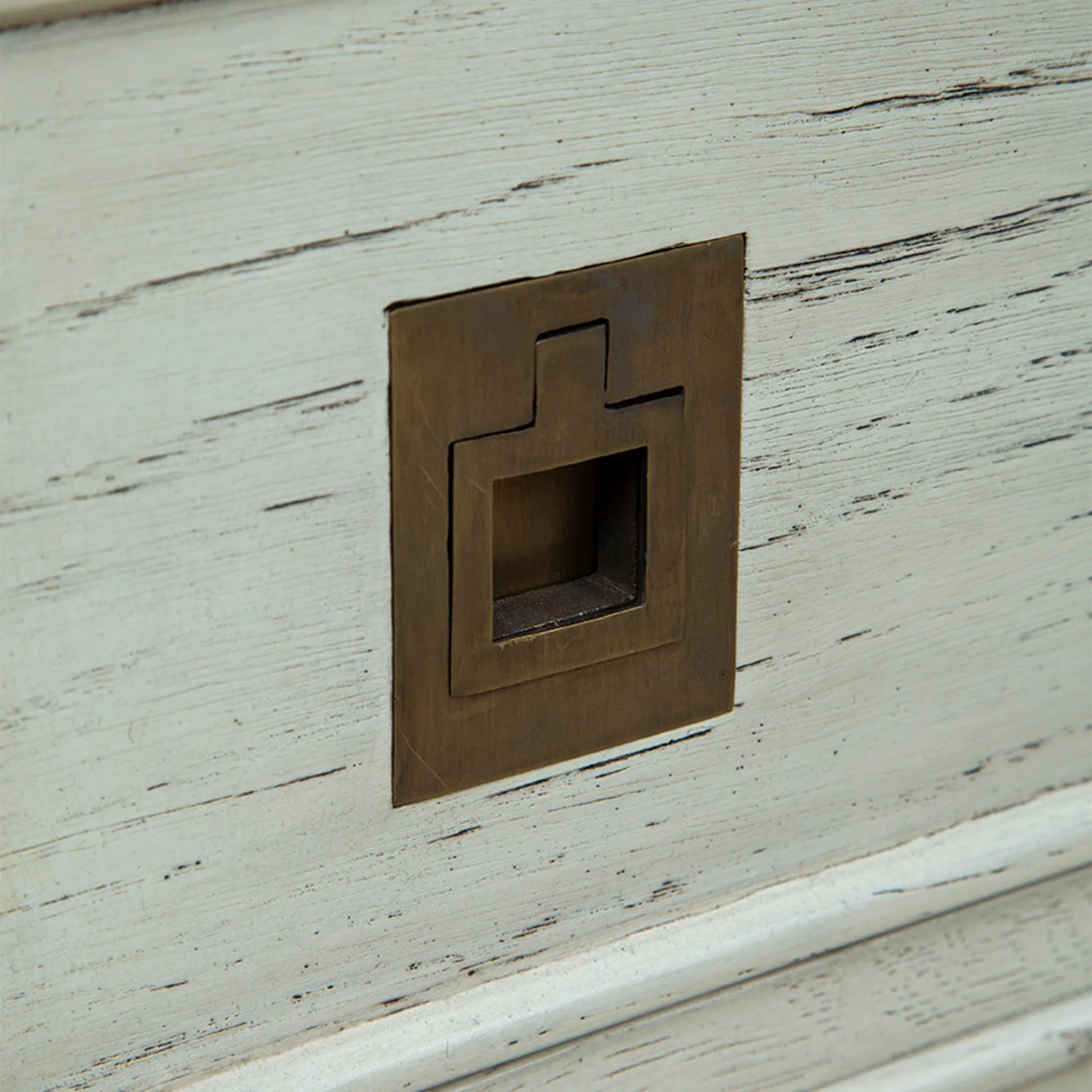 Calliope Whitewashed Wood Chest - Image 8