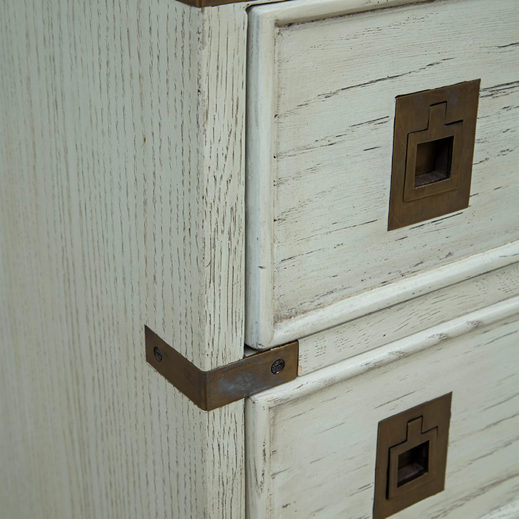 Calliope Whitewashed Wood Chest - Image 9
