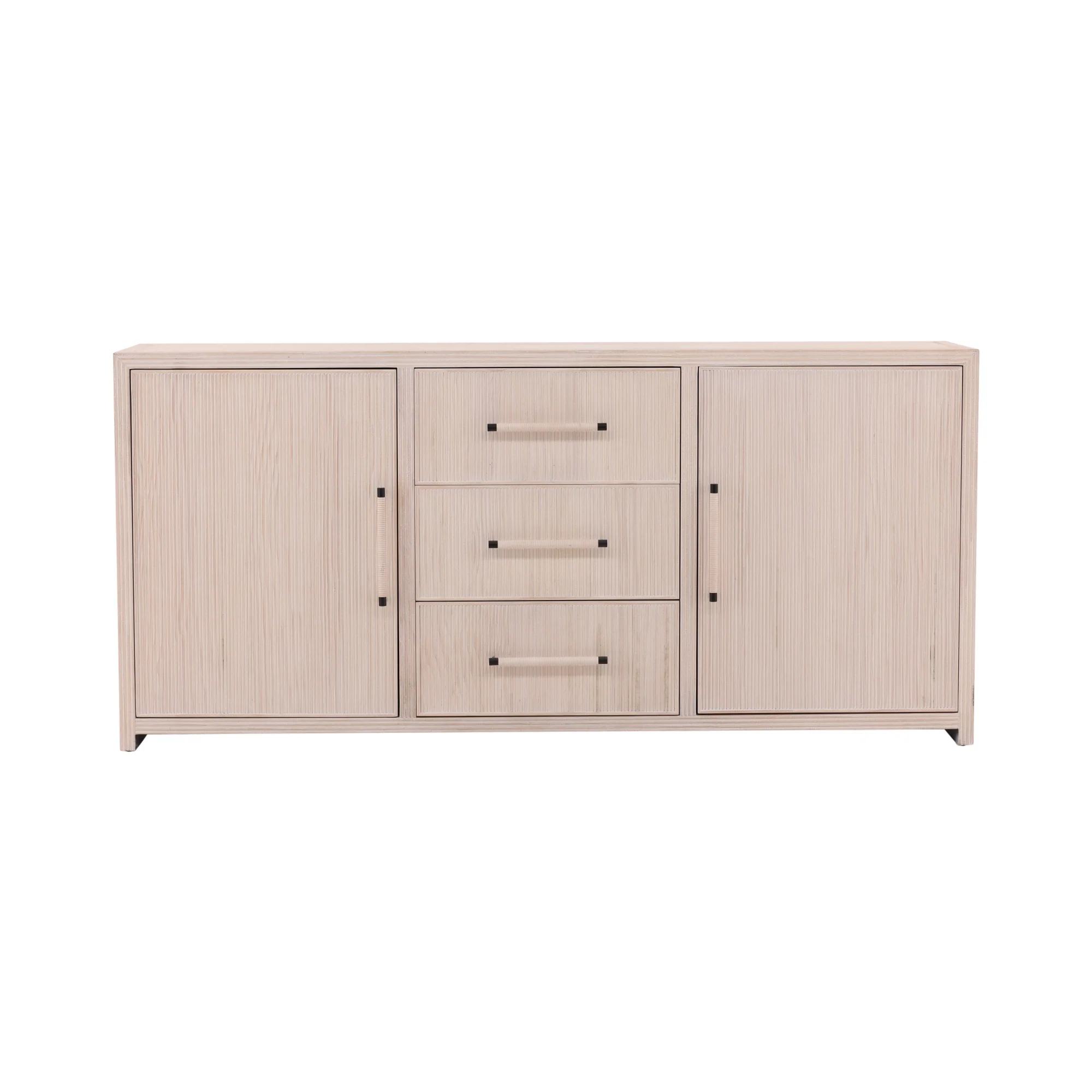 Calmere Ribbed Wood Sideboard - Image 4