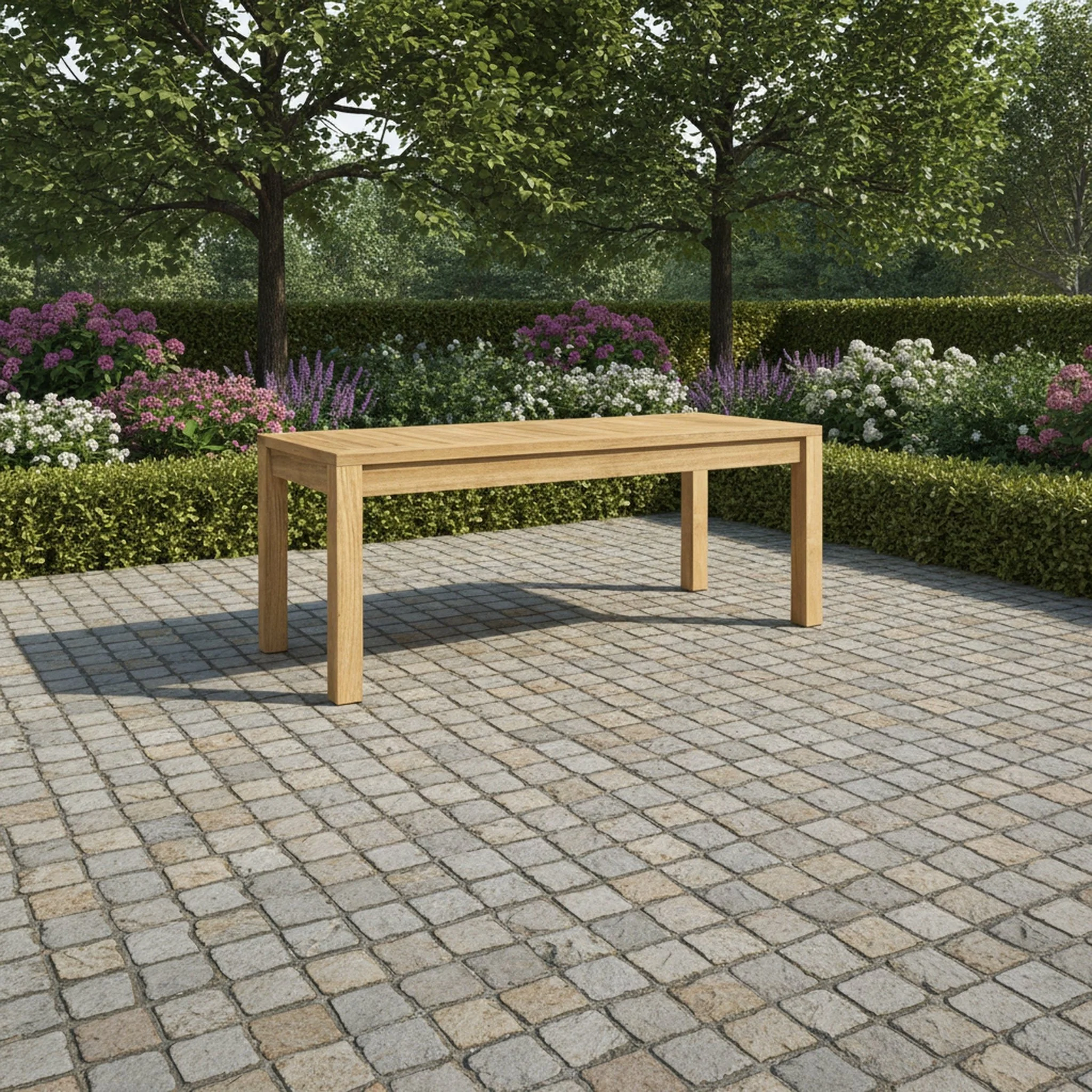 Calvia Teak Bench - Image 2
