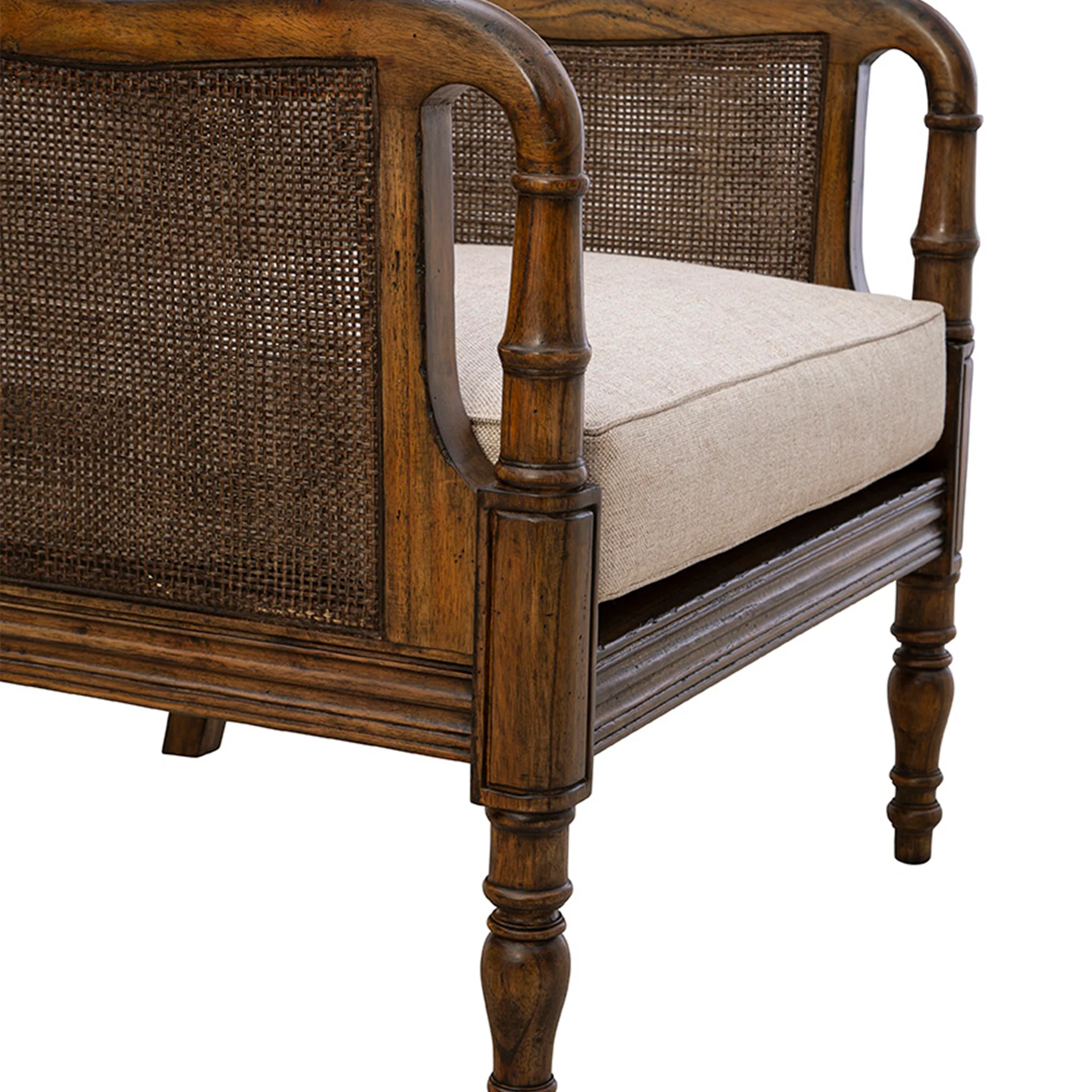 Caravelle Cane Arm Chair - Image 10