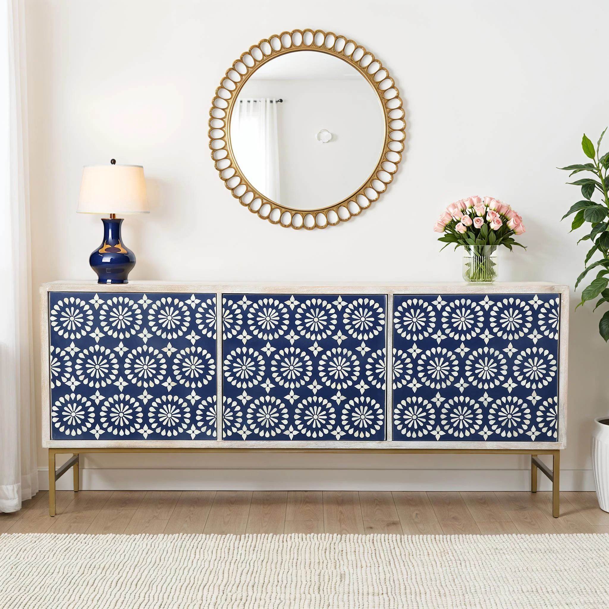 Essaouira Indigo Inlay Sideboard - Image 2
