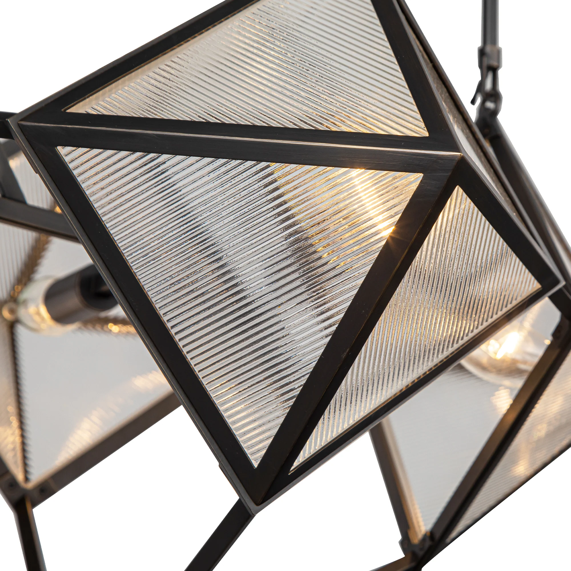 Caspira Tesseris Glass Chandelier - Image 3