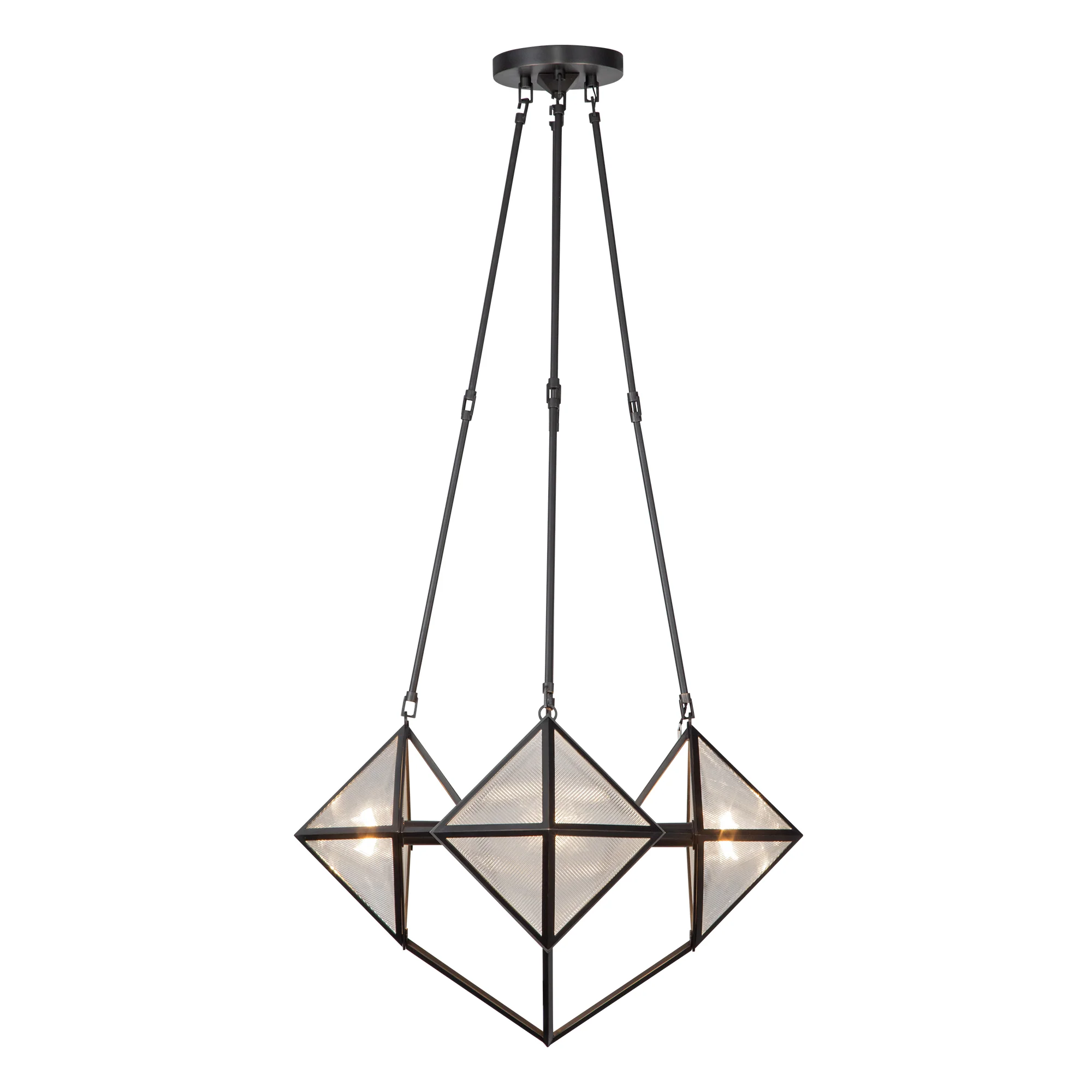 Caspira Tesseris Glass Chandelier - Image 4