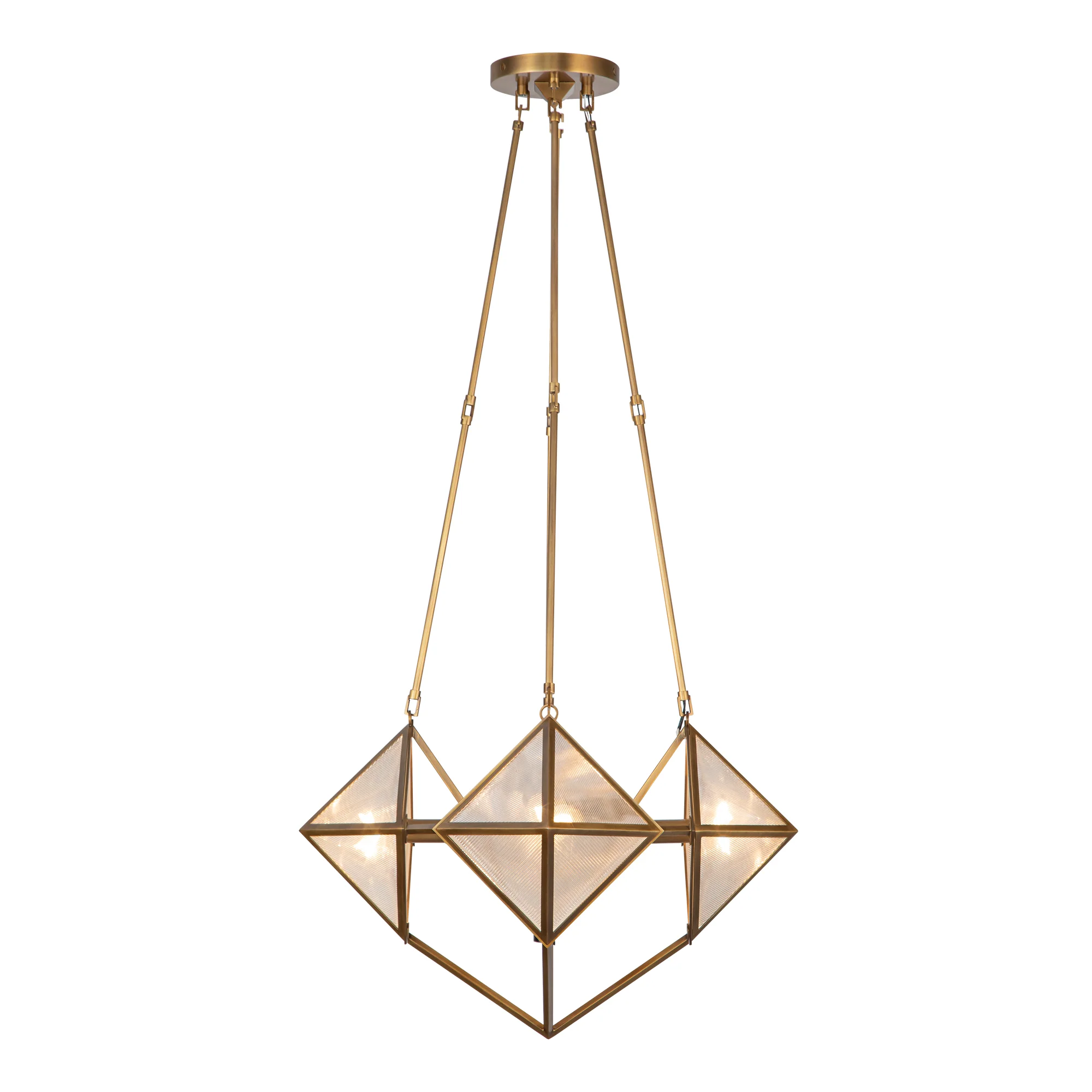 Caspira Tesseris Glass Chandelier - Image 7