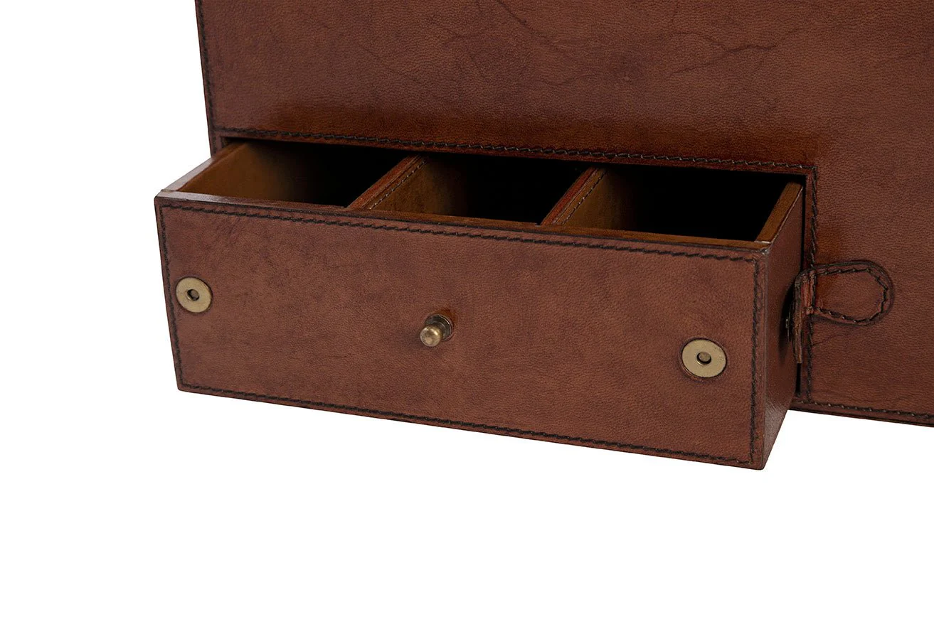 Cassian Leather Storage Trunk - Image 11