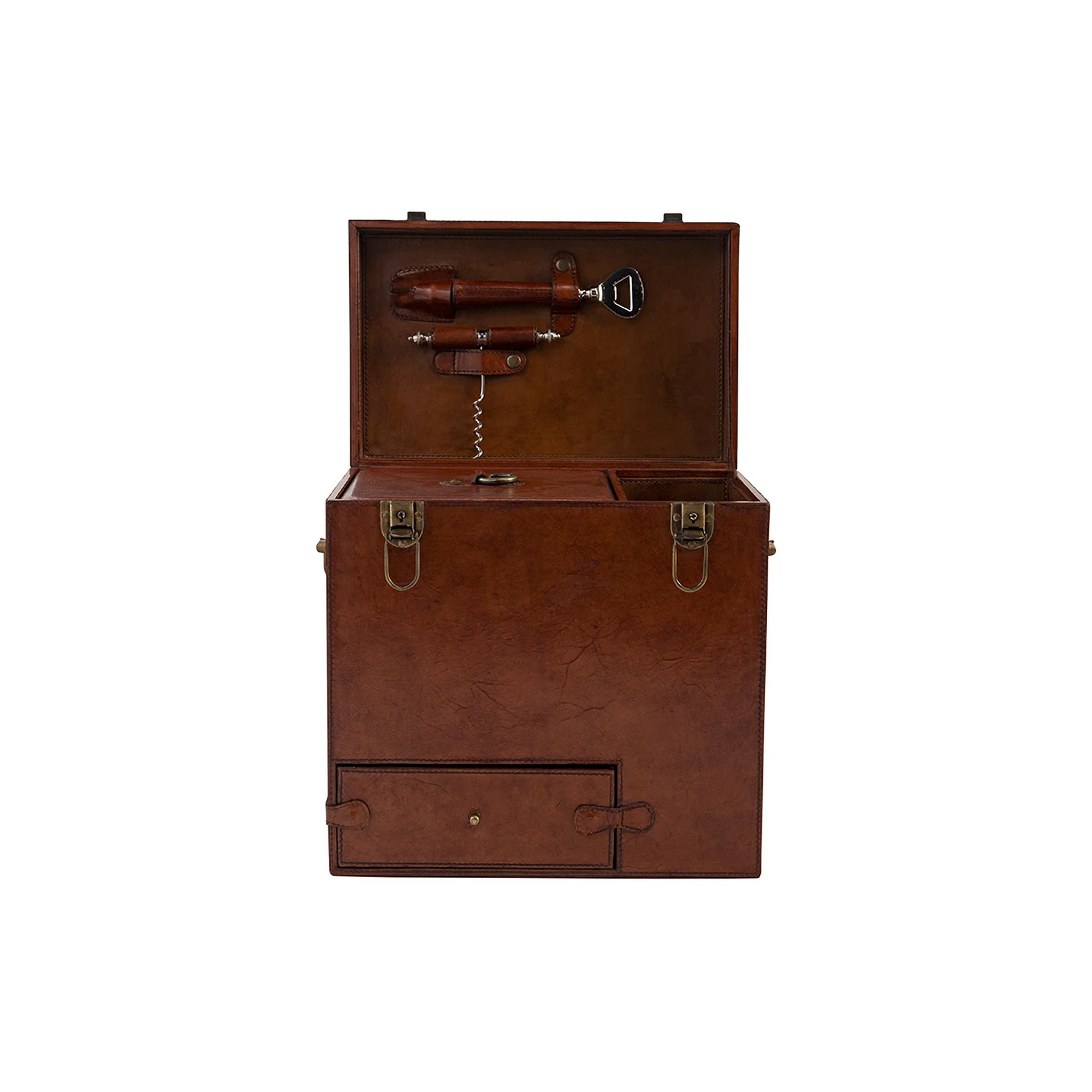 Cassian Leather Storage Trunk - Image 4