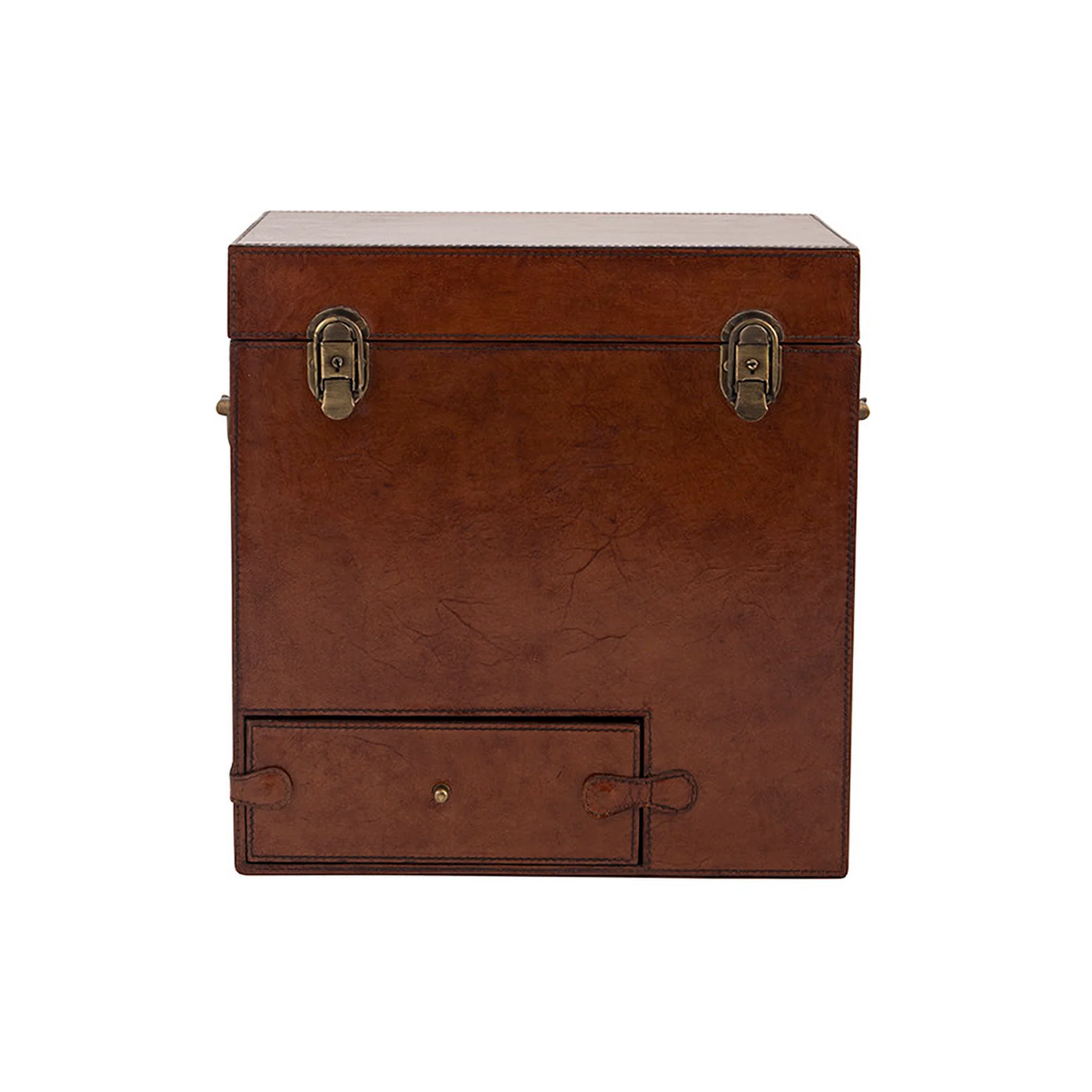Cassian Leather Storage Trunk - Image 5