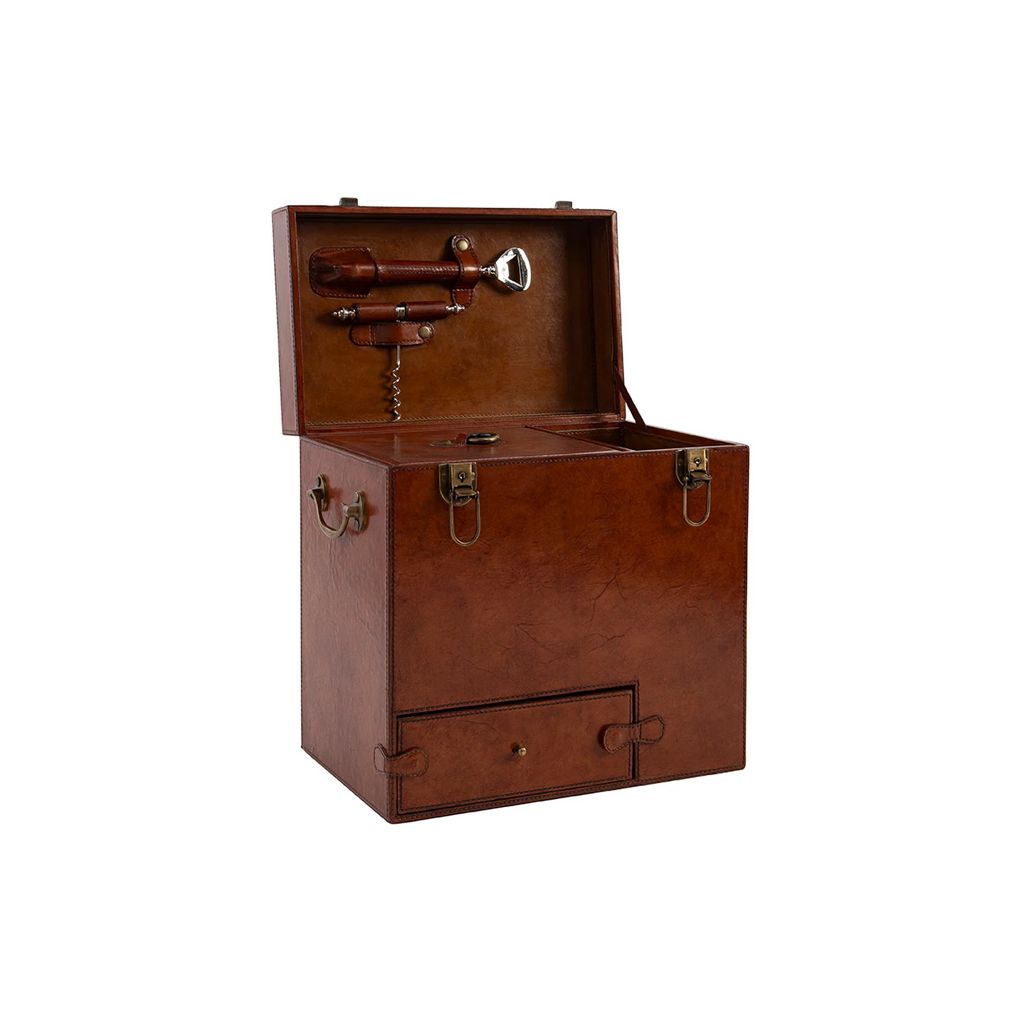 Cassian Leather Storage Trunk - Image 6