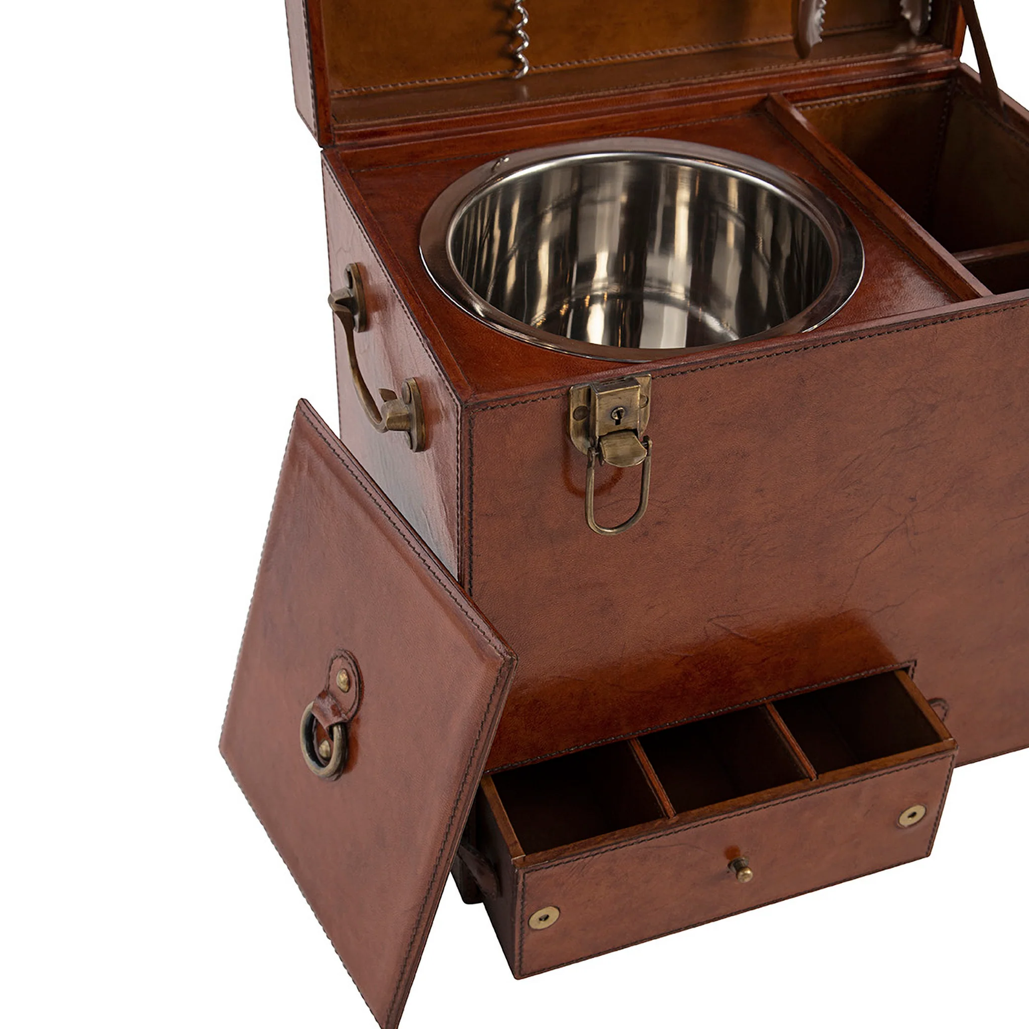 Cassian Leather Storage Trunk - Image 8