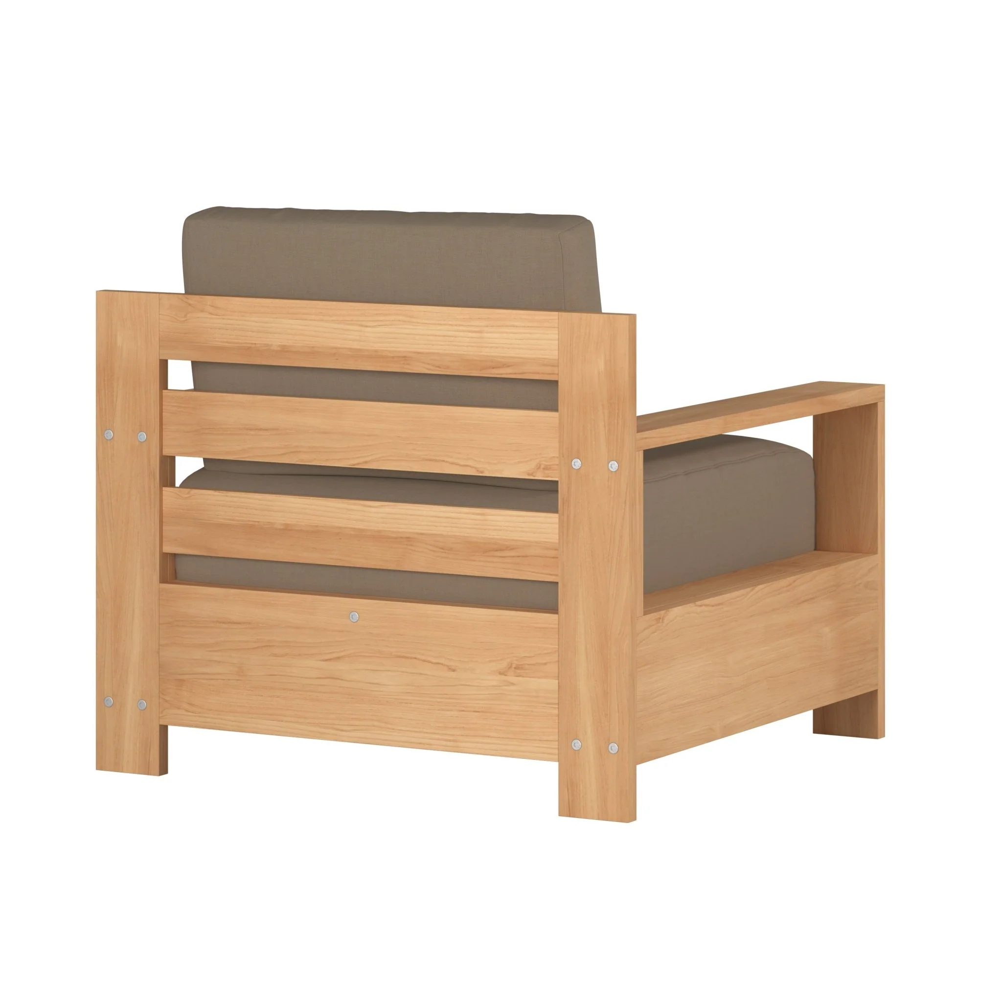 Cavara Teak Club Chair - Image 4