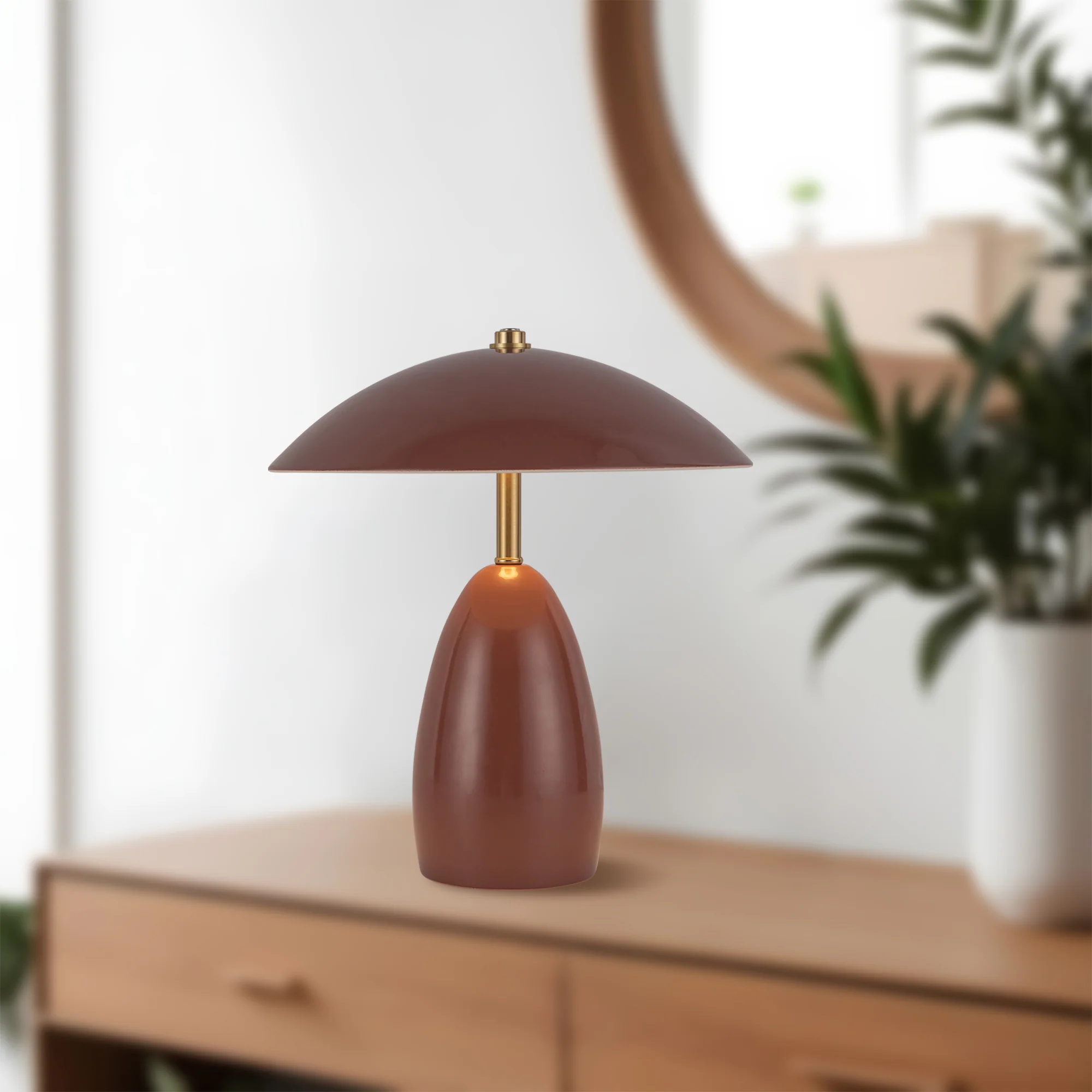 Cavira Metal Dome Tablelamp - Image 45